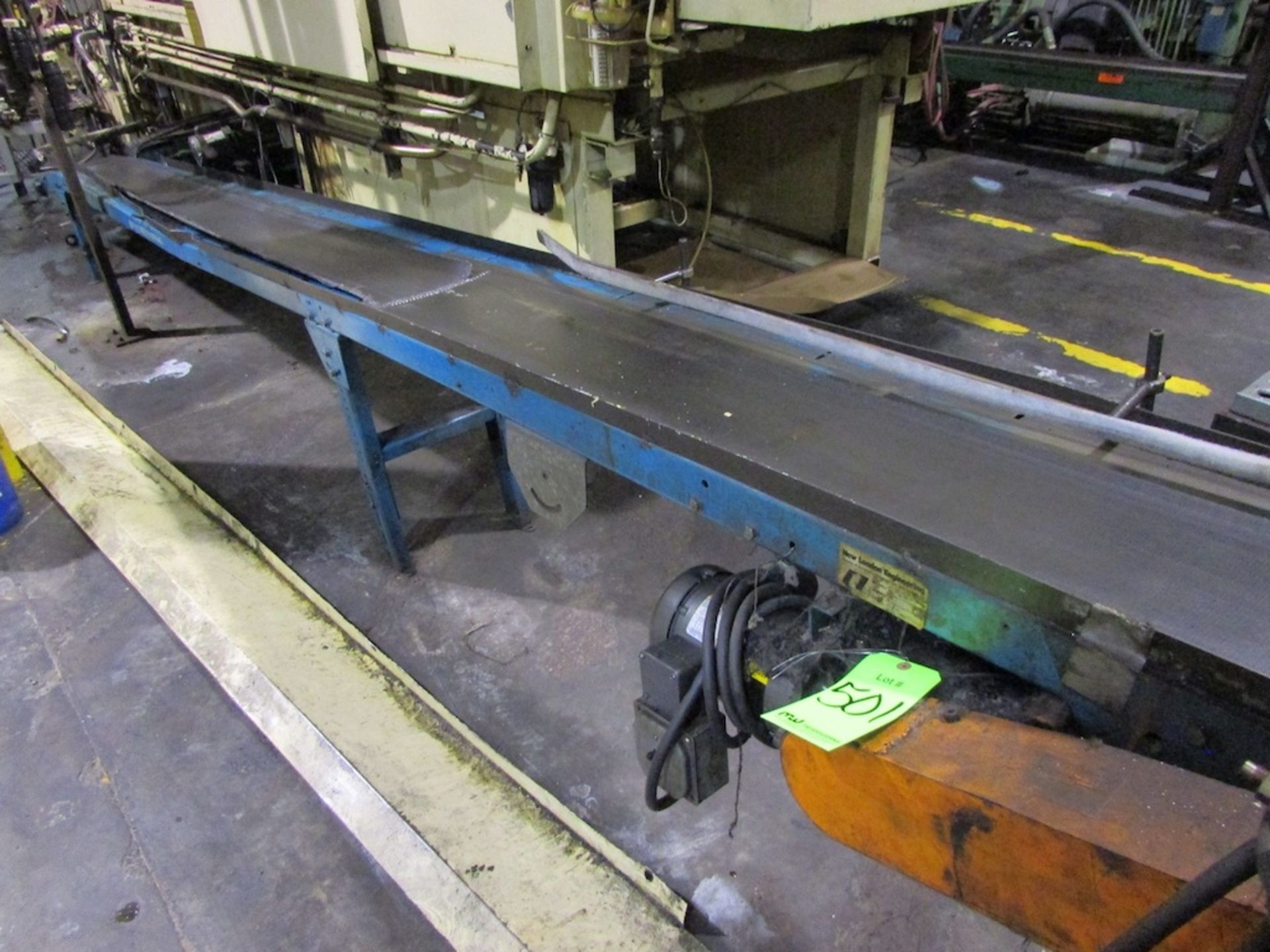 (1) New London Engineering 19'x12" Electric Belt Conveyor - Image 3 of 3