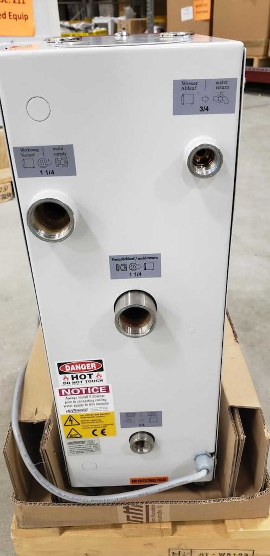 (1) 2019 Wittmann 3/4 HP, 9 kw Heater, Temperature Control Unit - Image 2 of 3