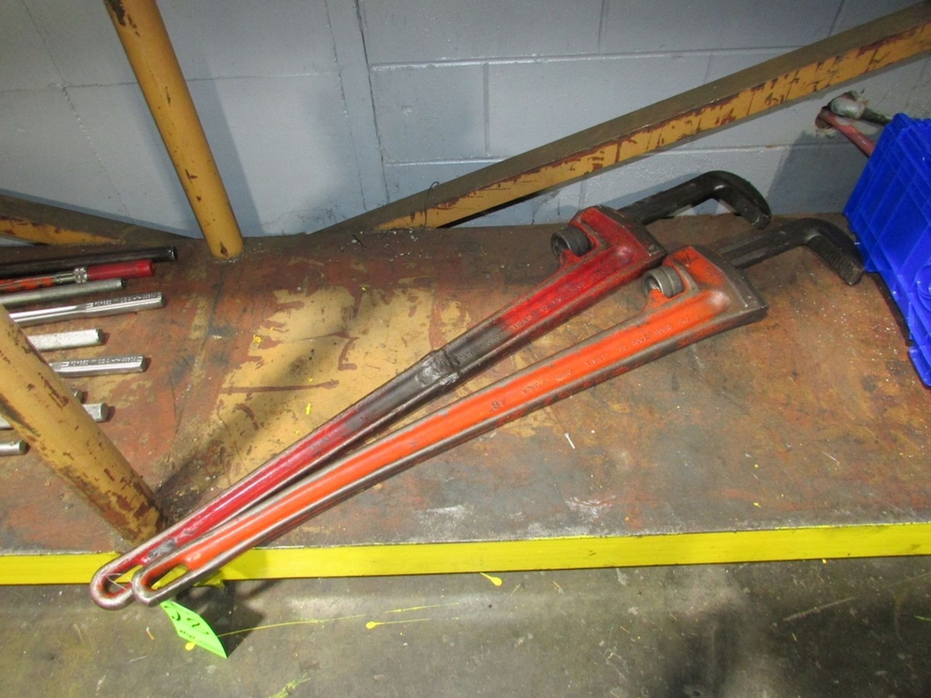 (2) Ridgid 48" Pipe Wrenches