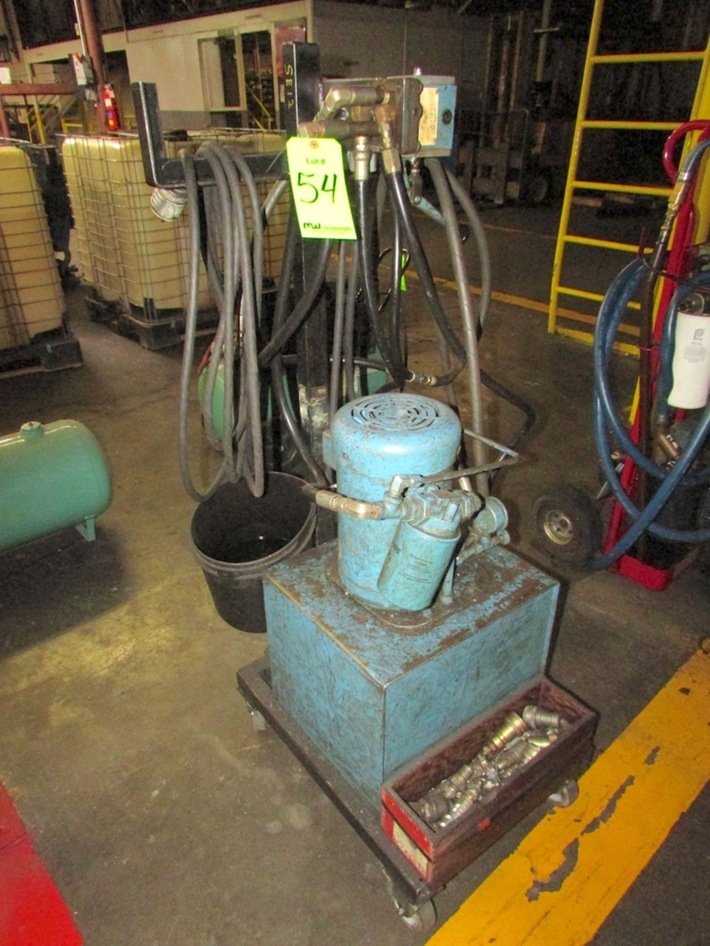 (1) Vickers 5HP Portable Hydraulic Power Unit