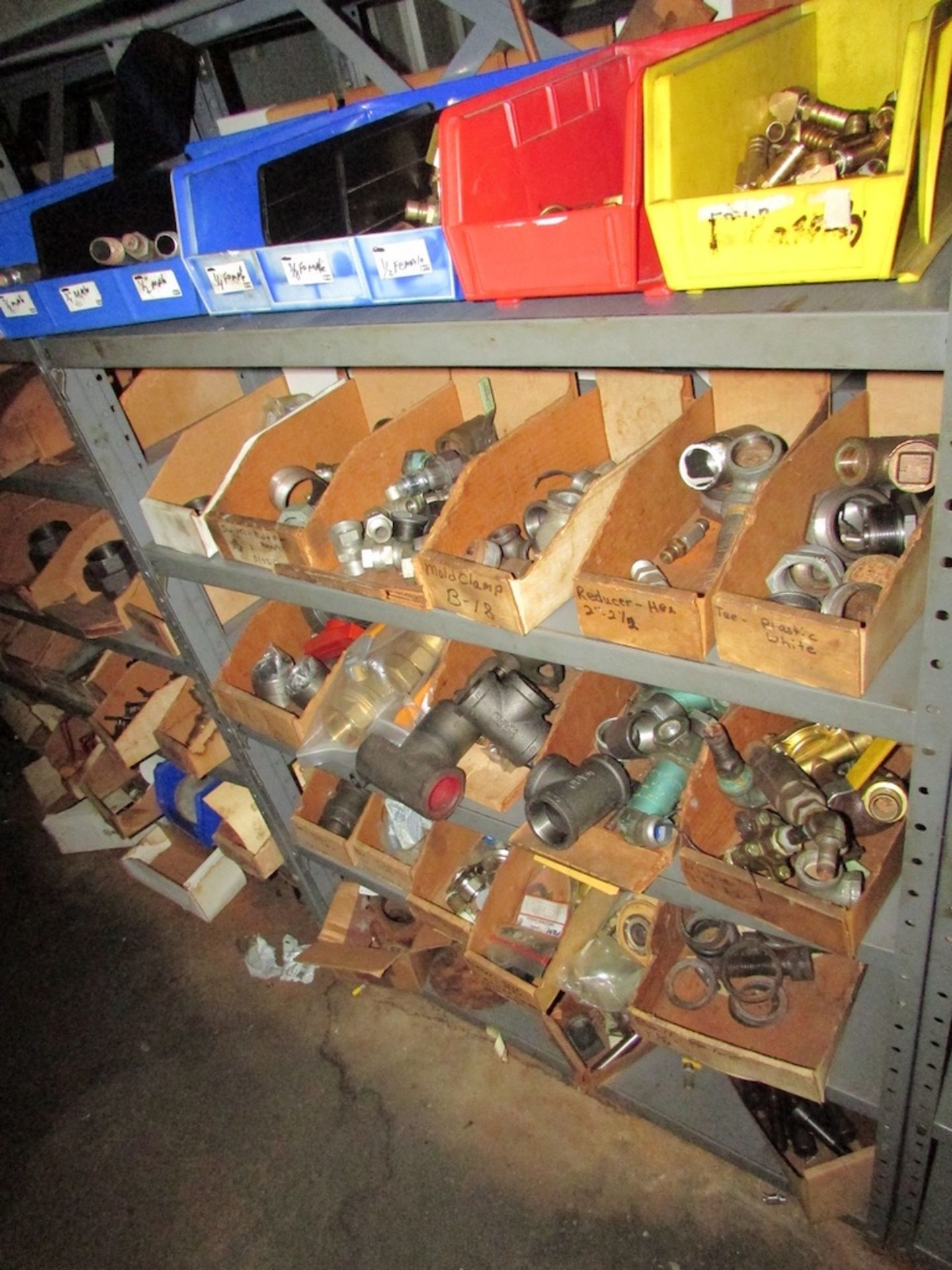 (8) Sections of Adj. Racking with Assorted Spare Parts and Contents - Bild 5 aus 19