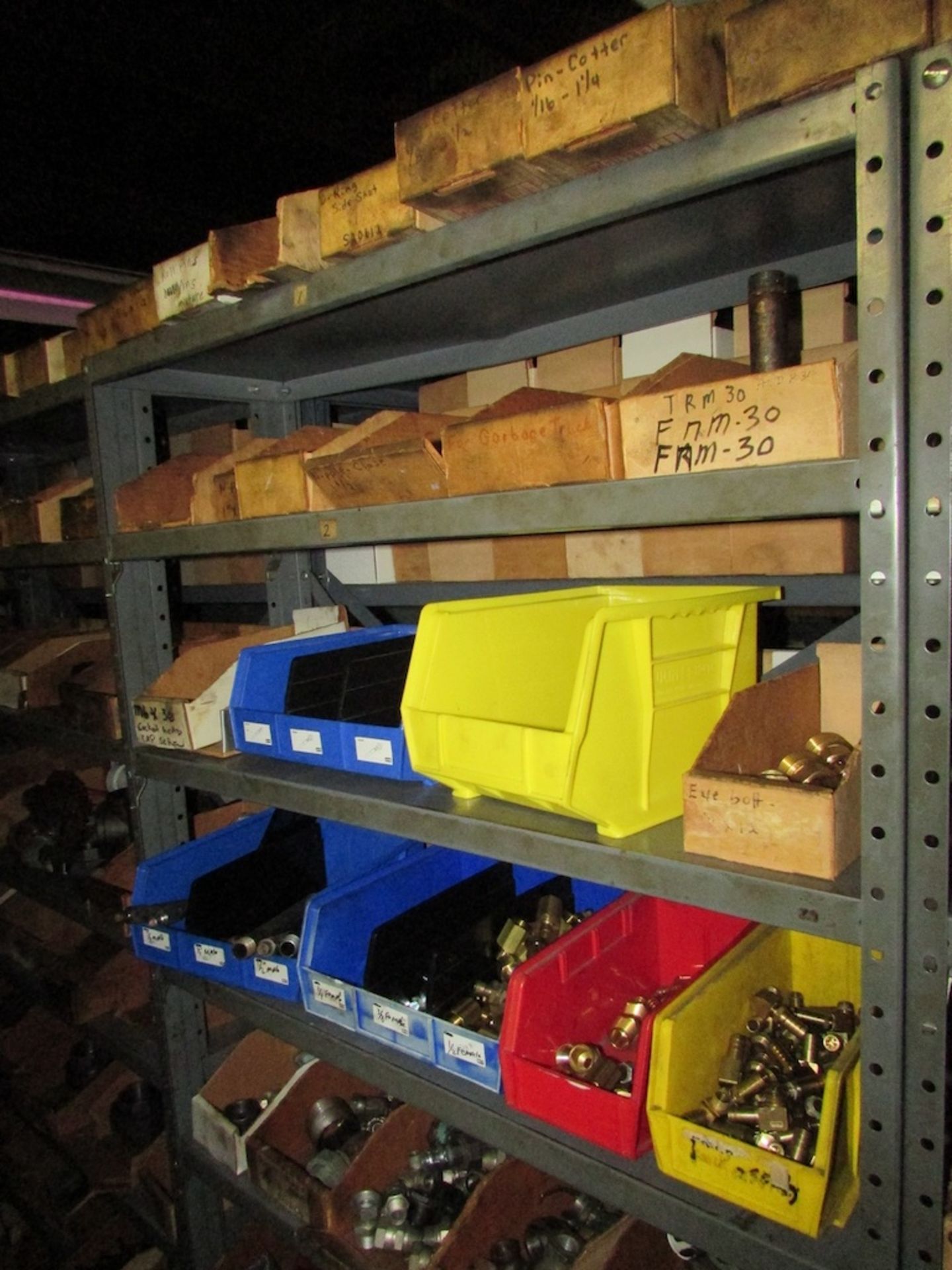 (8) Sections of Adj. Racking with Assorted Spare Parts and Contents - Bild 4 aus 19