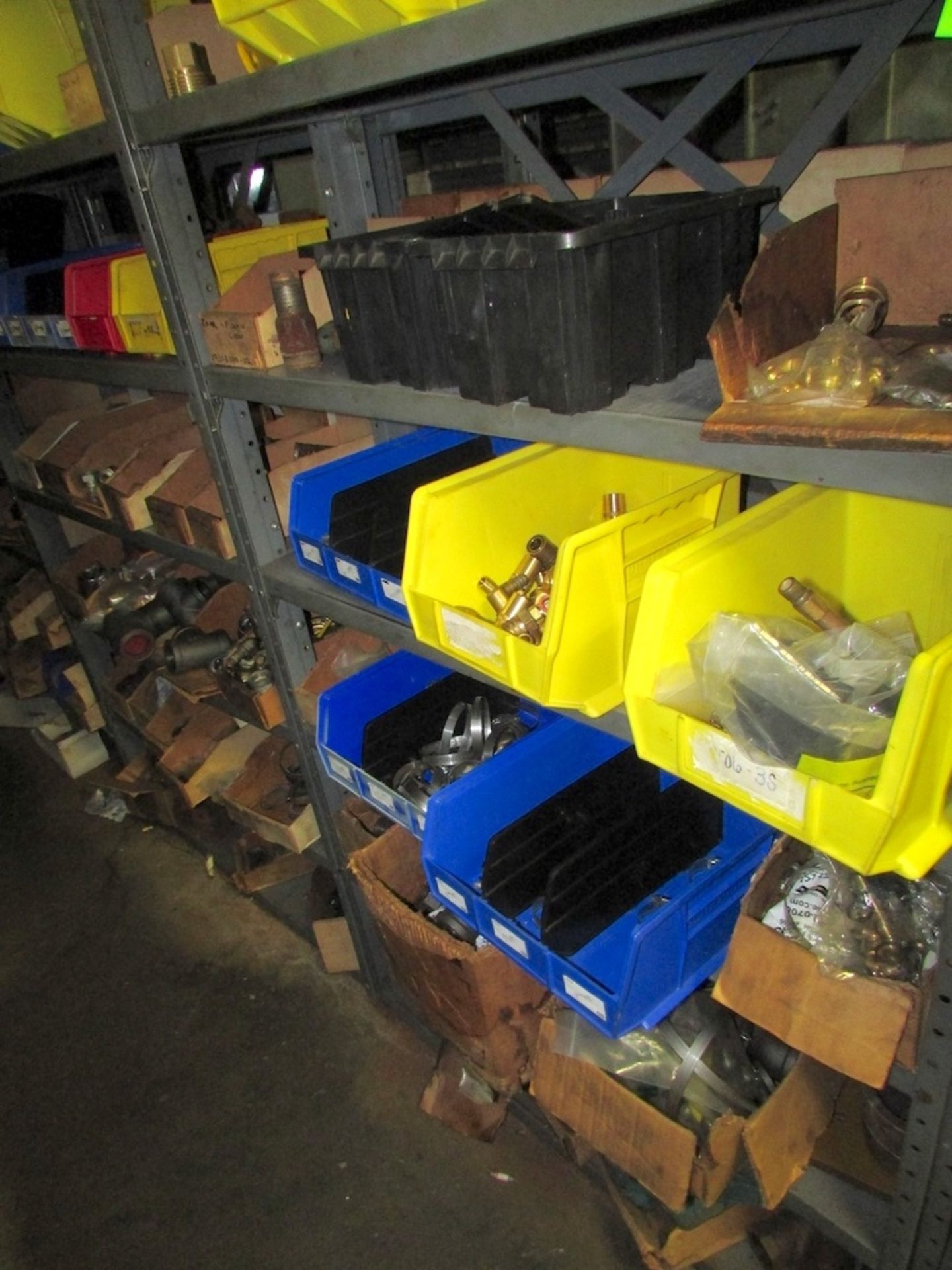 (8) Sections of Adj. Racking with Assorted Spare Parts and Contents - Bild 3 aus 19
