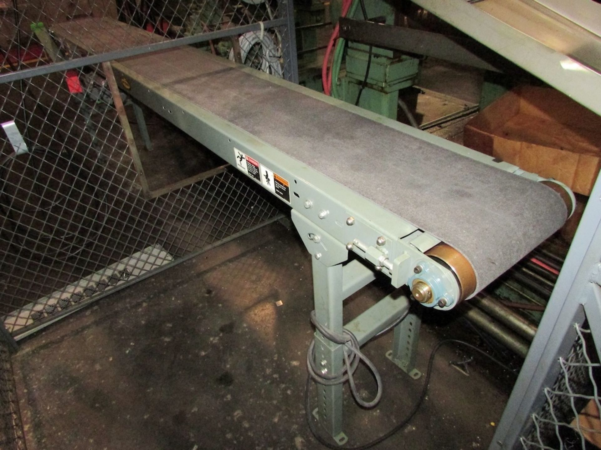 (1) Hytrol 11'x12" Electric Belt Conveyor - Image 4 of 4