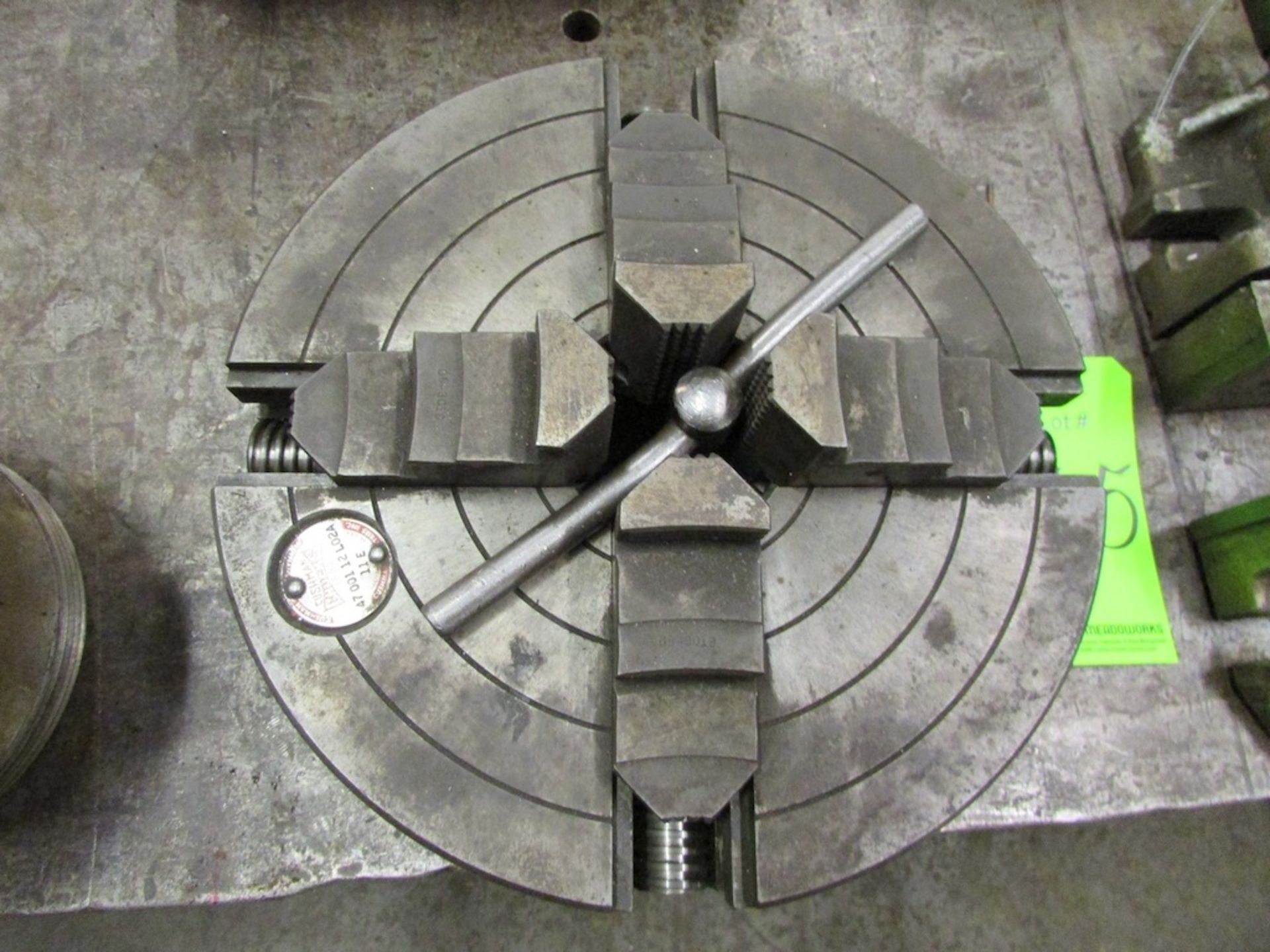 (1) Cushman Chucks 11E 12" 4-Jaw Chuck - Image 2 of 3