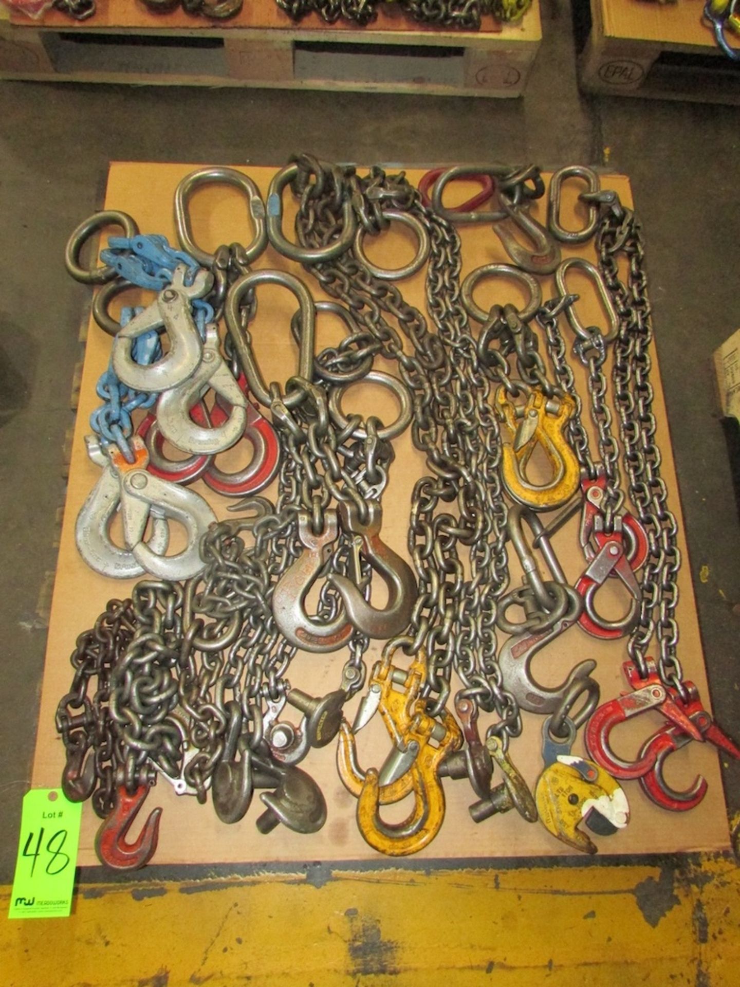 (1) Pallet of Assorted Chain Slings