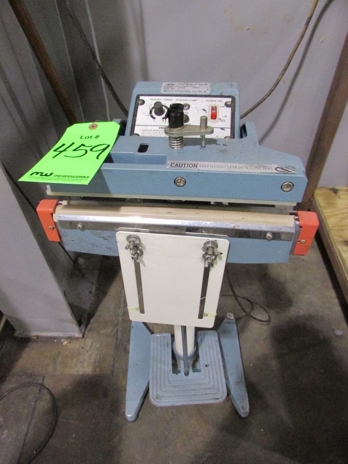 (1) American International Electric Model AIE-300FI 12" Foot Impulse Sealer - Image 2 of 5