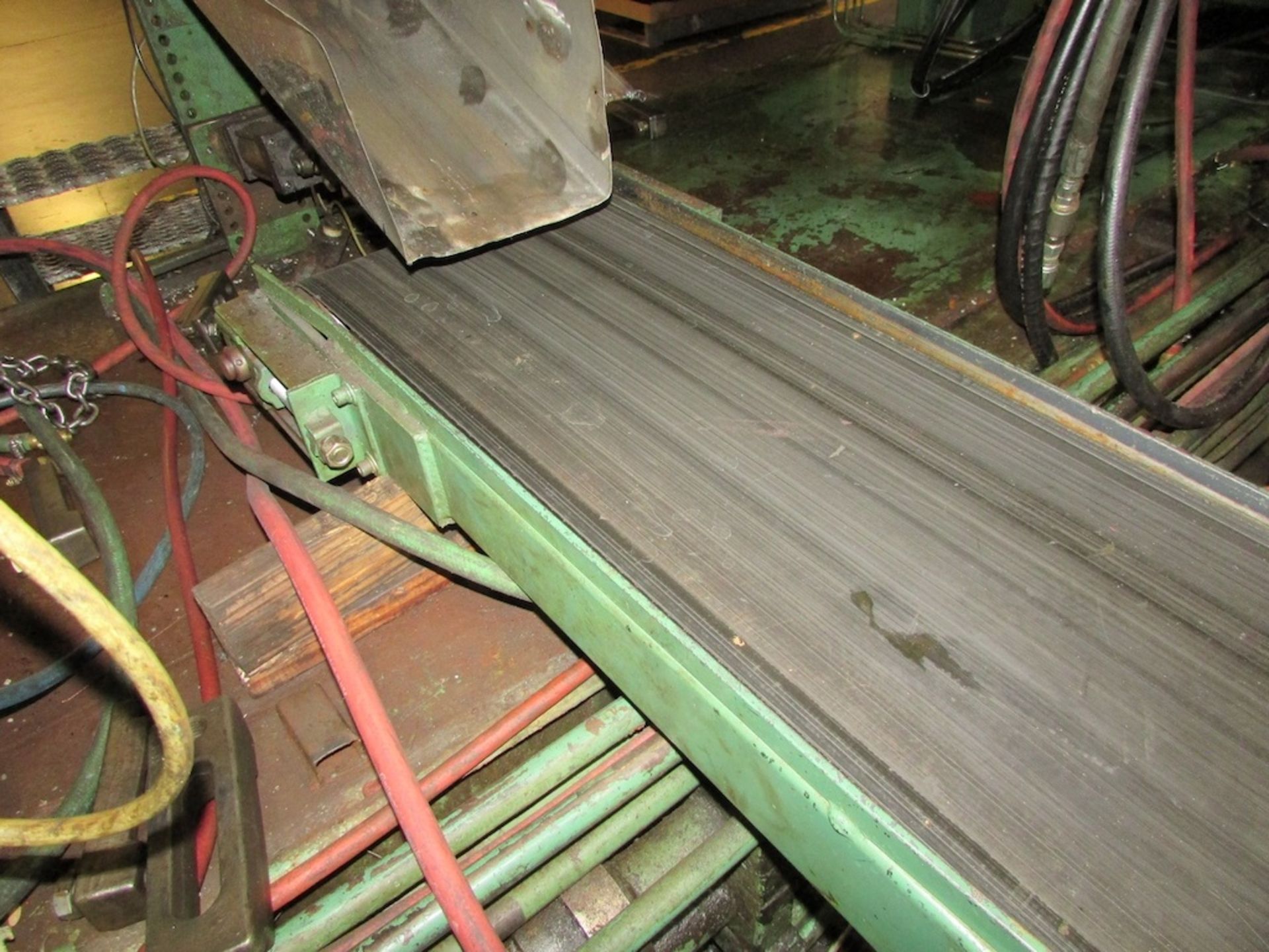 (1) 8'x14" Electric Belt Conveyor - Image 4 of 4