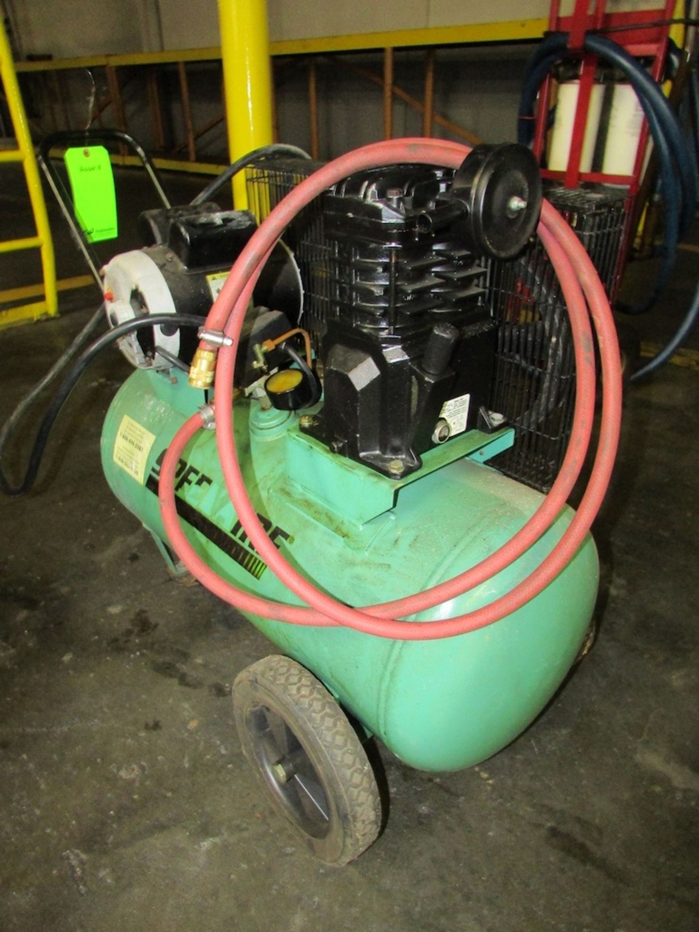 (1) Speedaire Model 1NNF6 (AGM05) 2 HP Portable Horizontal Tank Mounted Air Compressor - Image 2 of 6