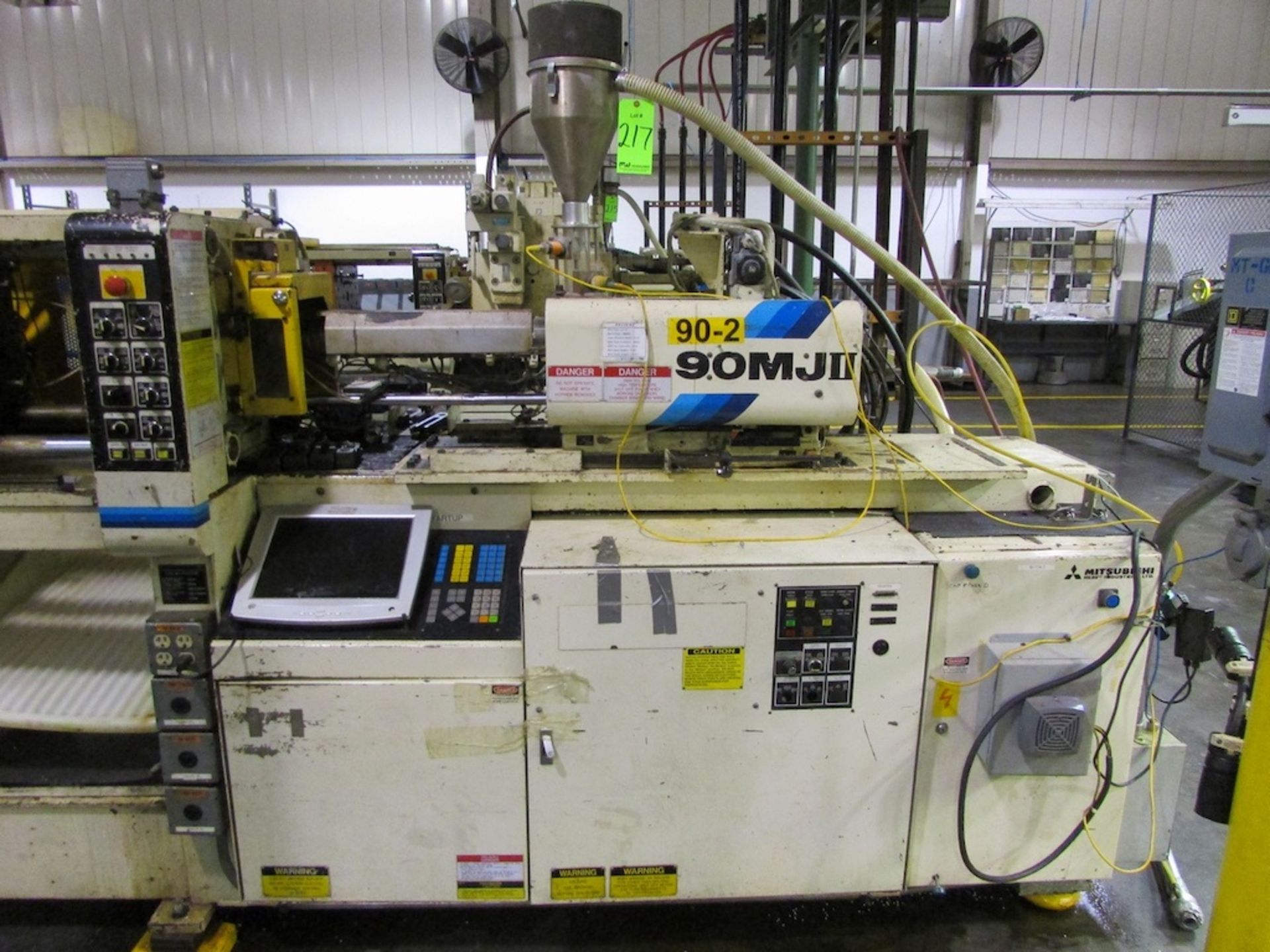 (1) 1996 Mitsubishi 90MJII-2.5, 90 Ton Injection Molding Machine - Image 4 of 12