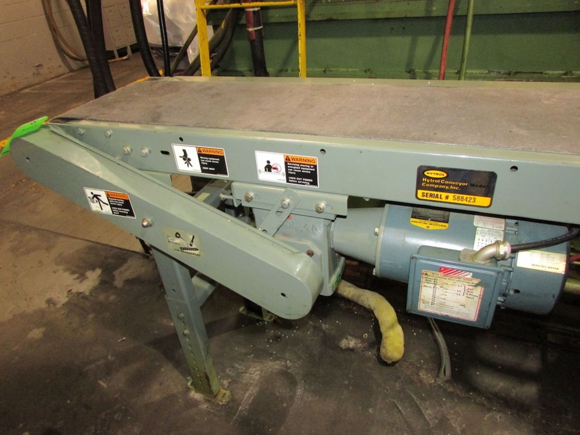 (1) Hytrol 11'x12" Electric Belt Conveyor - Bild 3 aus 4