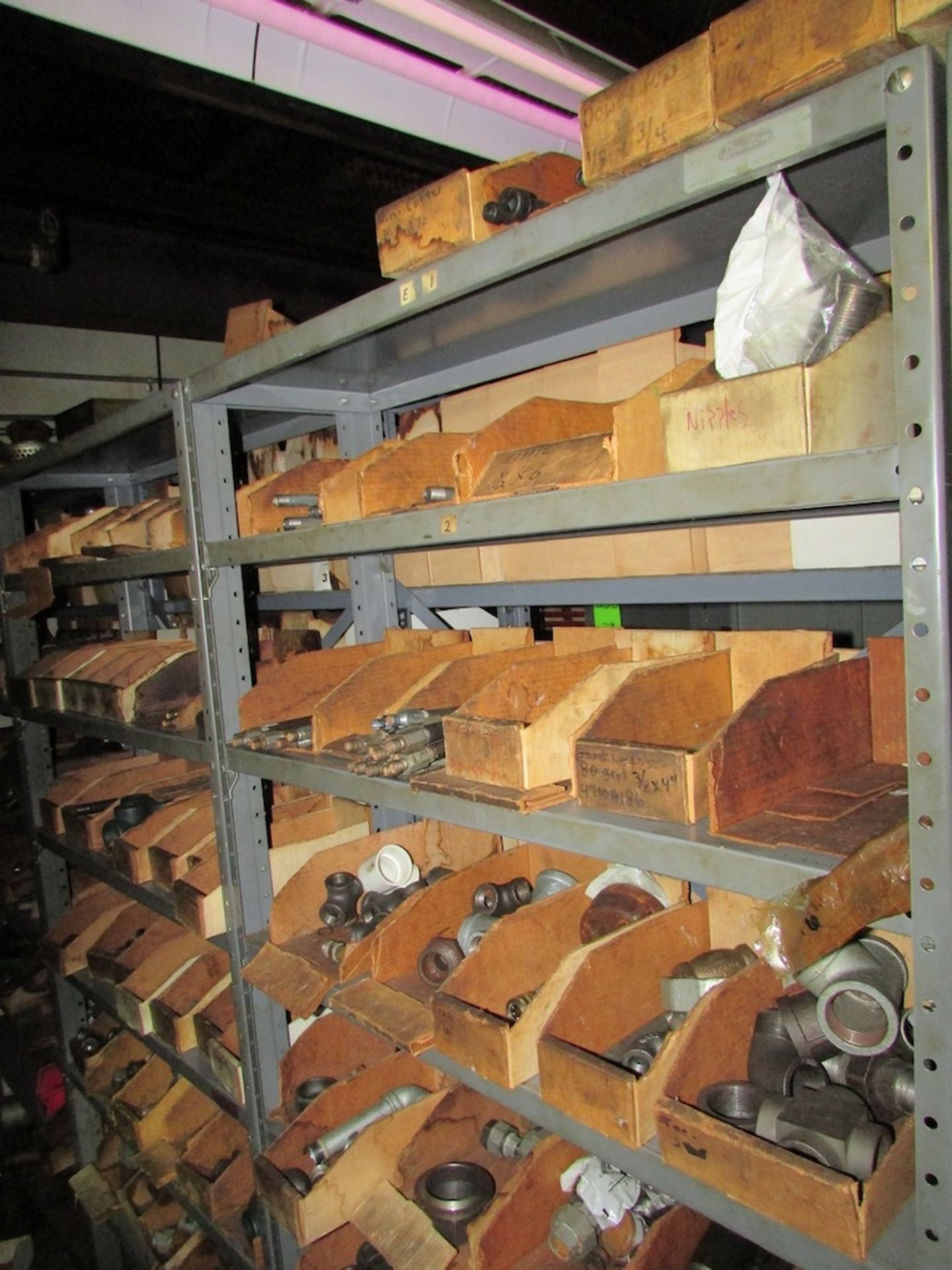 (8) Sections of Adj. Racking with Assorted Spare Parts and Contents - Bild 8 aus 19