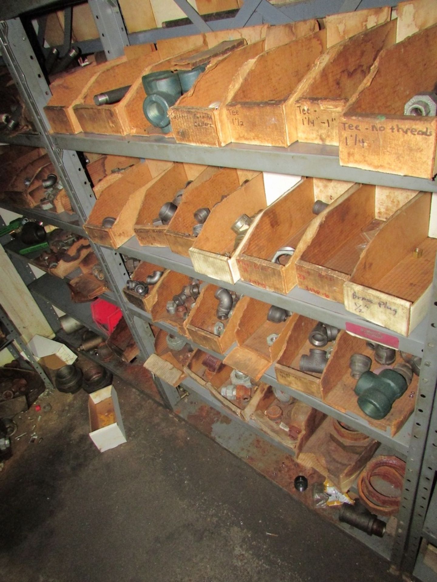 (8) Sections of Adj. Racking with Assorted Spare Parts and Contents - Bild 11 aus 19