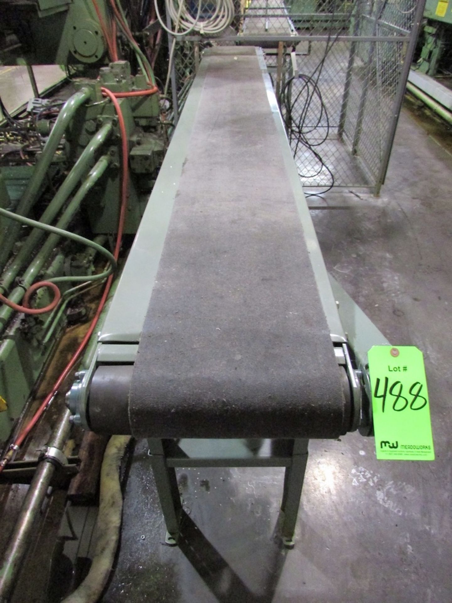 (1) Hytrol 11'x12" Electric Belt Conveyor - Bild 2 aus 4