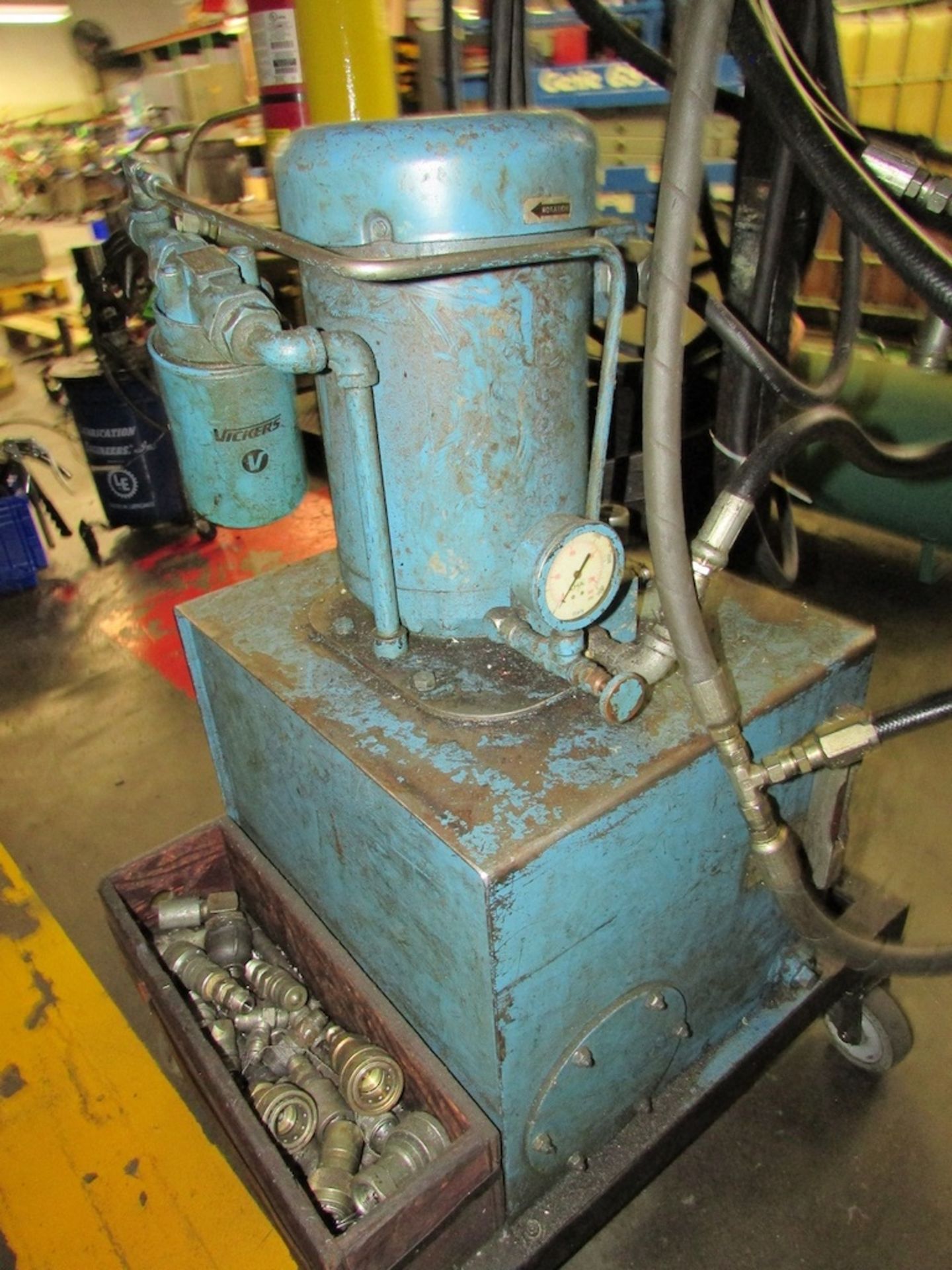 (1) Vickers 5HP Portable Hydraulic Power Unit - Image 3 of 5