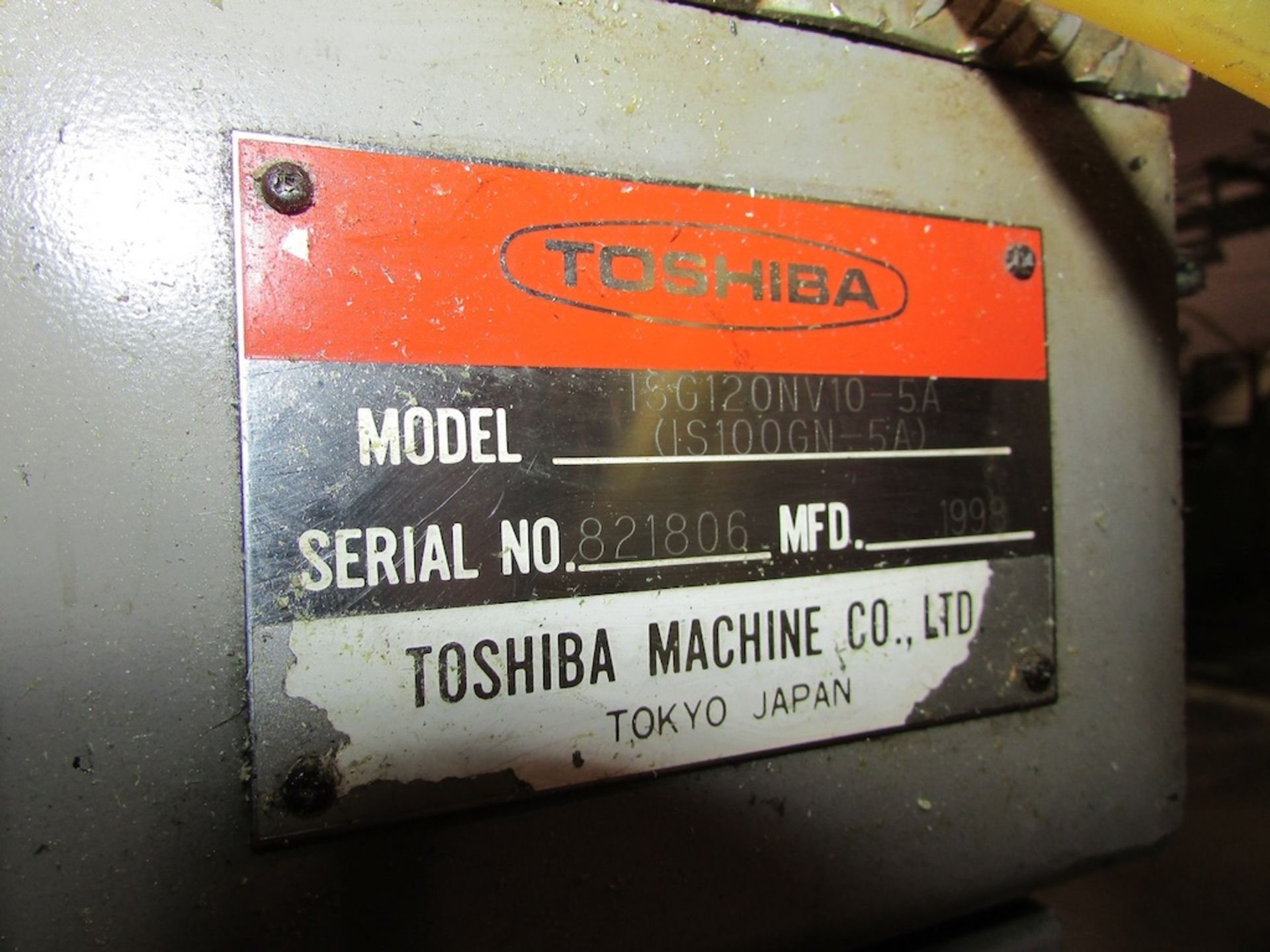 (1) 1998 Toshiba ISG120NV10-5A, 120 Ton Injection Molding Machine - Image 12 of 13