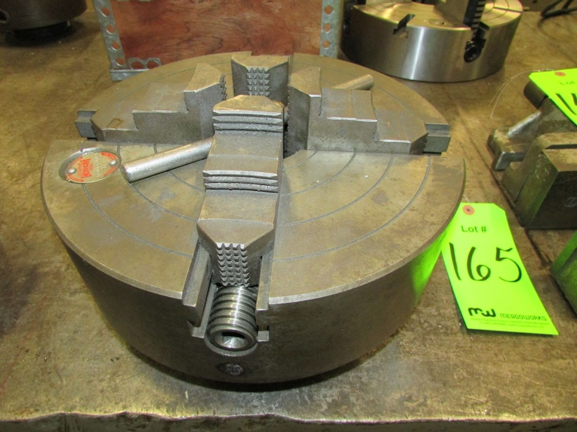 (1) Cushman Chucks 11E 12" 4-Jaw Chuck