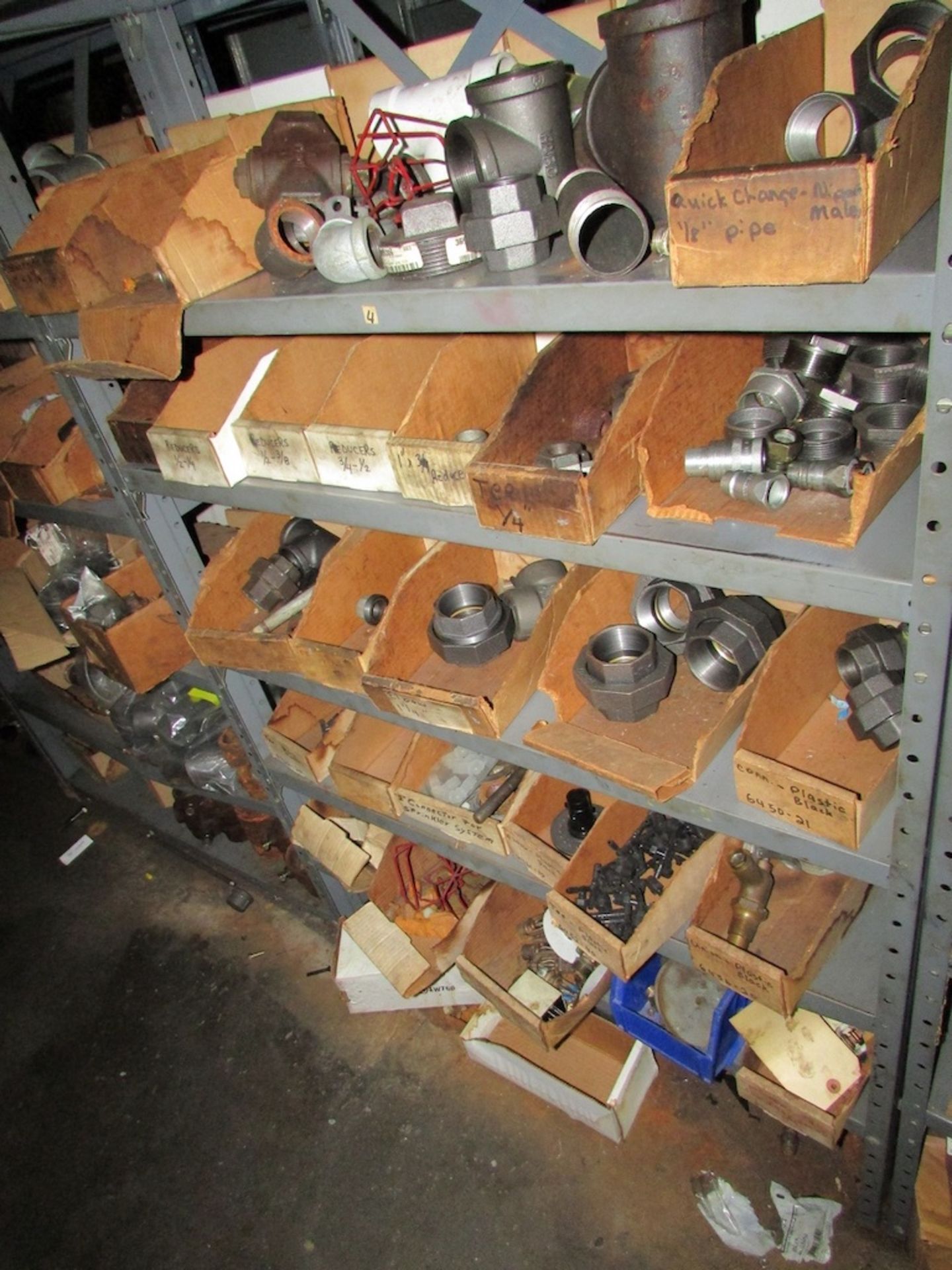 (8) Sections of Adj. Racking with Assorted Spare Parts and Contents - Bild 7 aus 19