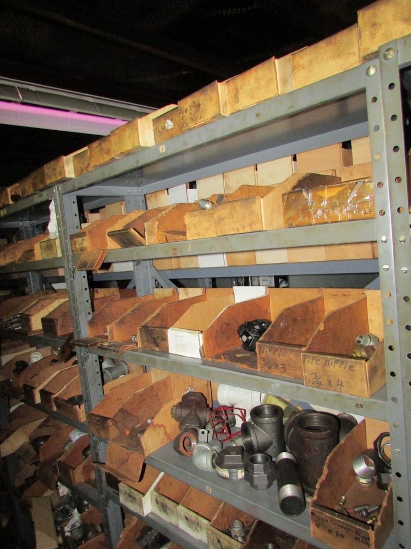 (8) Sections of Adj. Racking with Assorted Spare Parts and Contents - Bild 6 aus 19