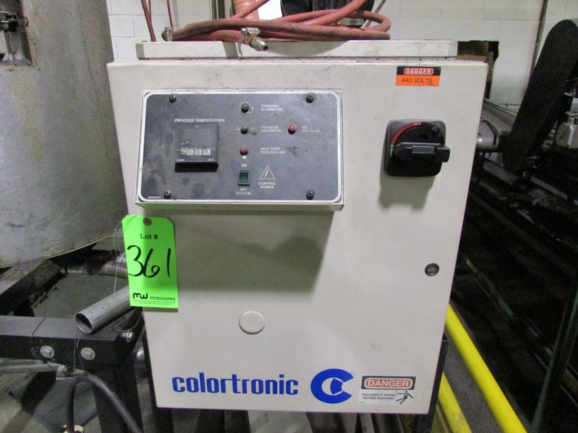 (1) Colortronic Model CHA225 Hot Air Dryer - Image 3 of 11