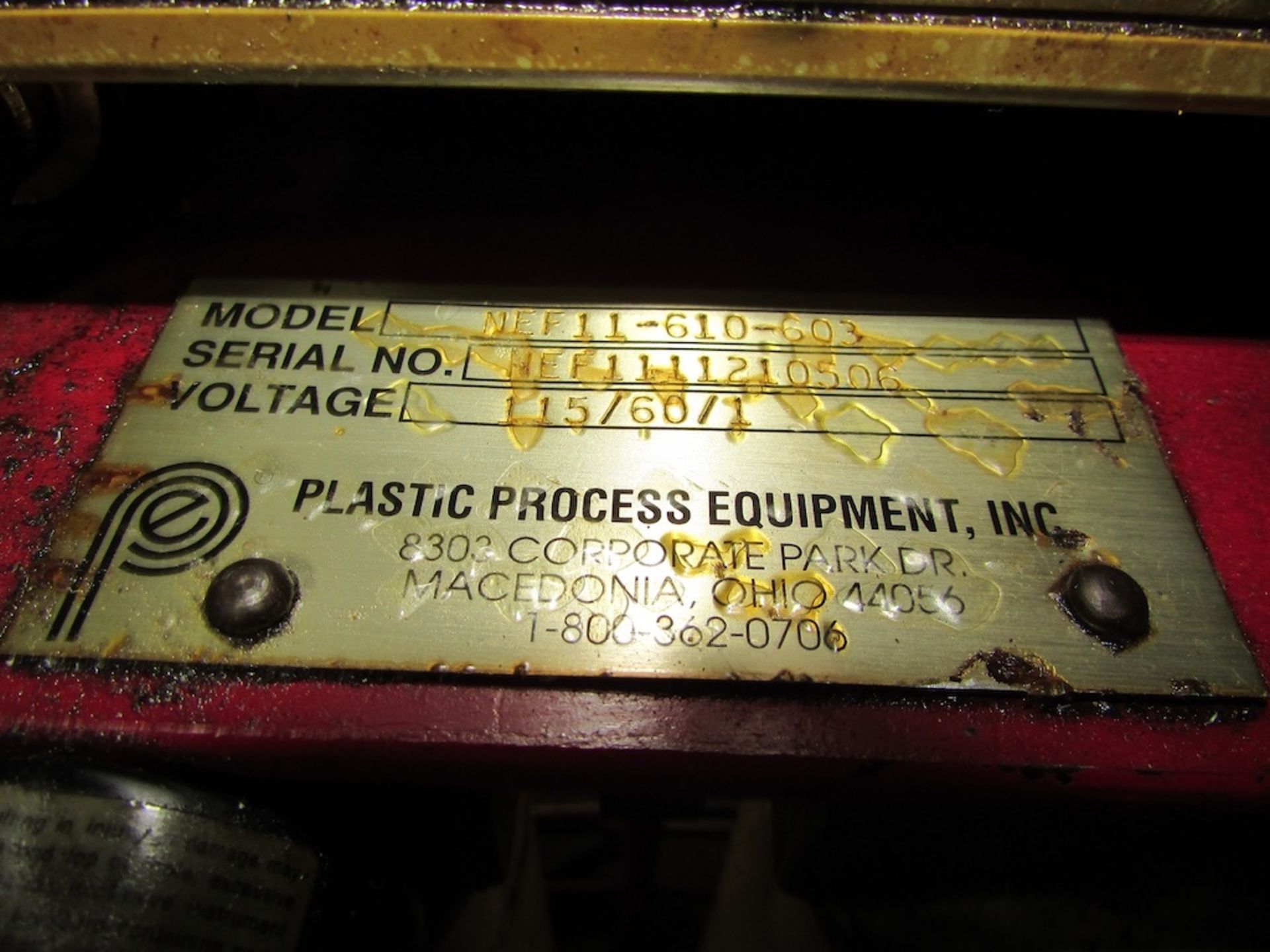 Plastic Process Equipment Model NEF11-610-603 3/4 HP Filter Cart - Bild 6 aus 6