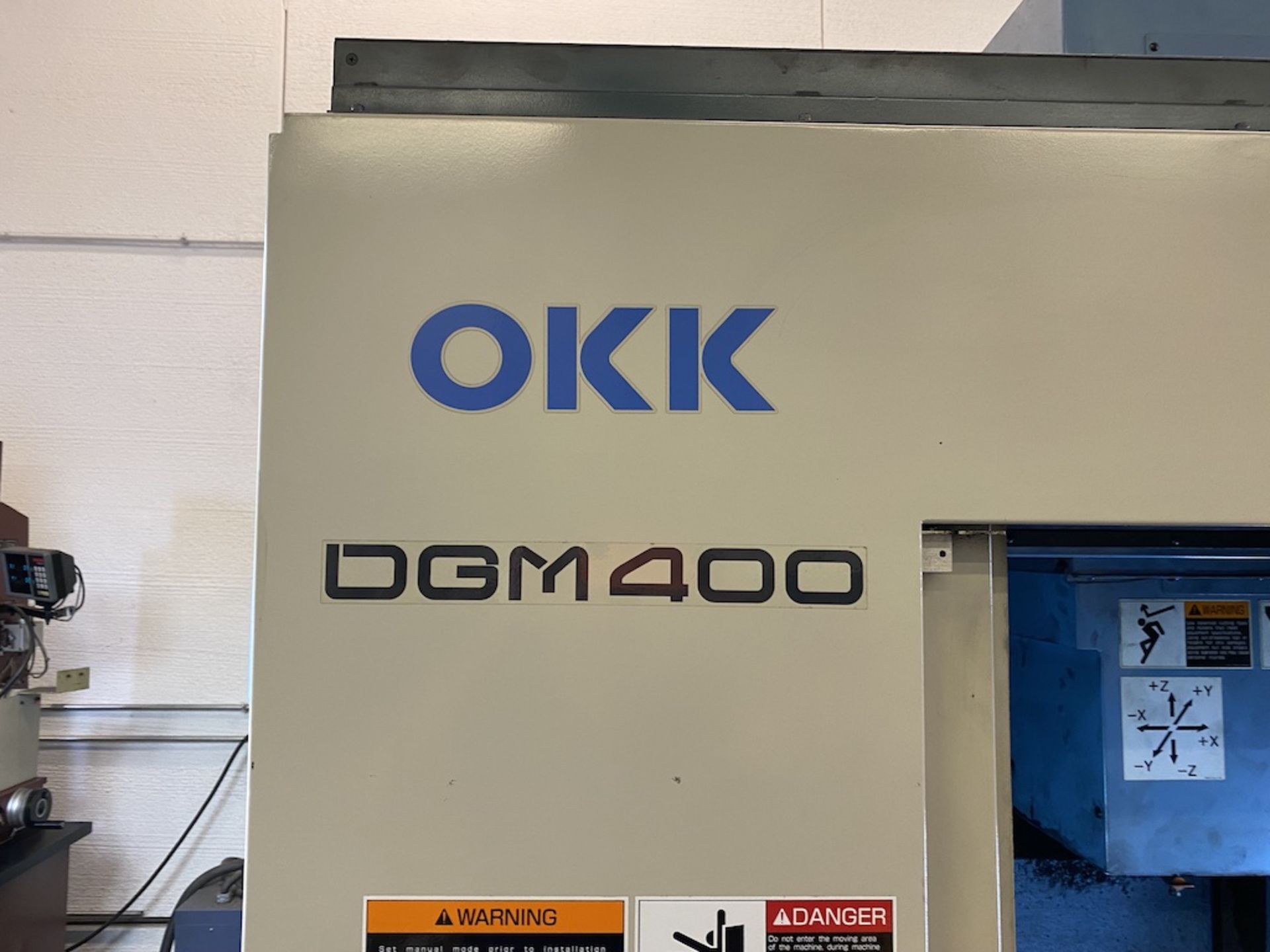 OKK DGM 400 3-Axis High Speed Graphite Vertical Mill - Image 11 of 19