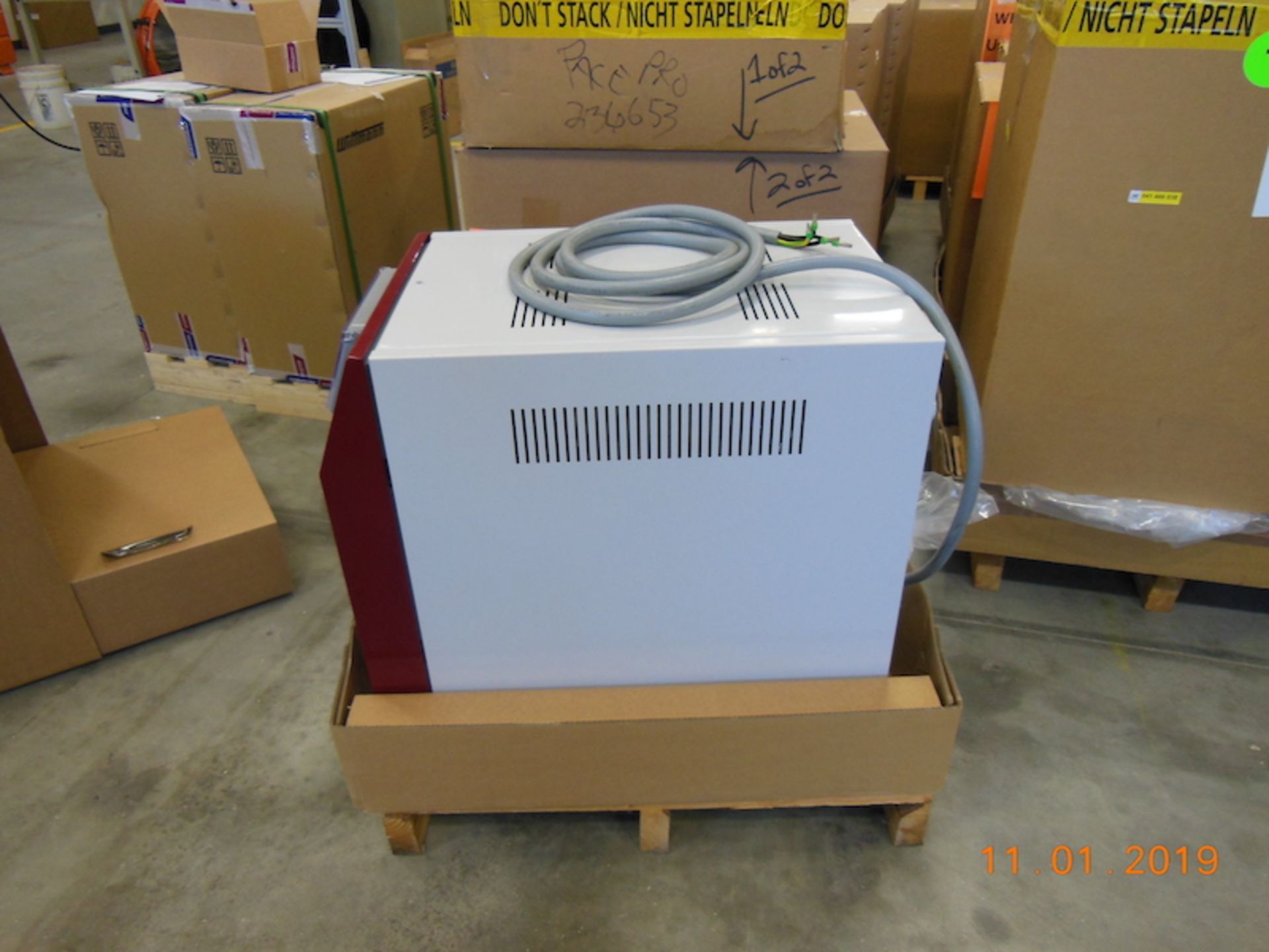 Wittmann Tempro Plus D 360 1.3 HP, 12 kw Heater Dual Zone Thermolator, New in 2020 - Image 3 of 4