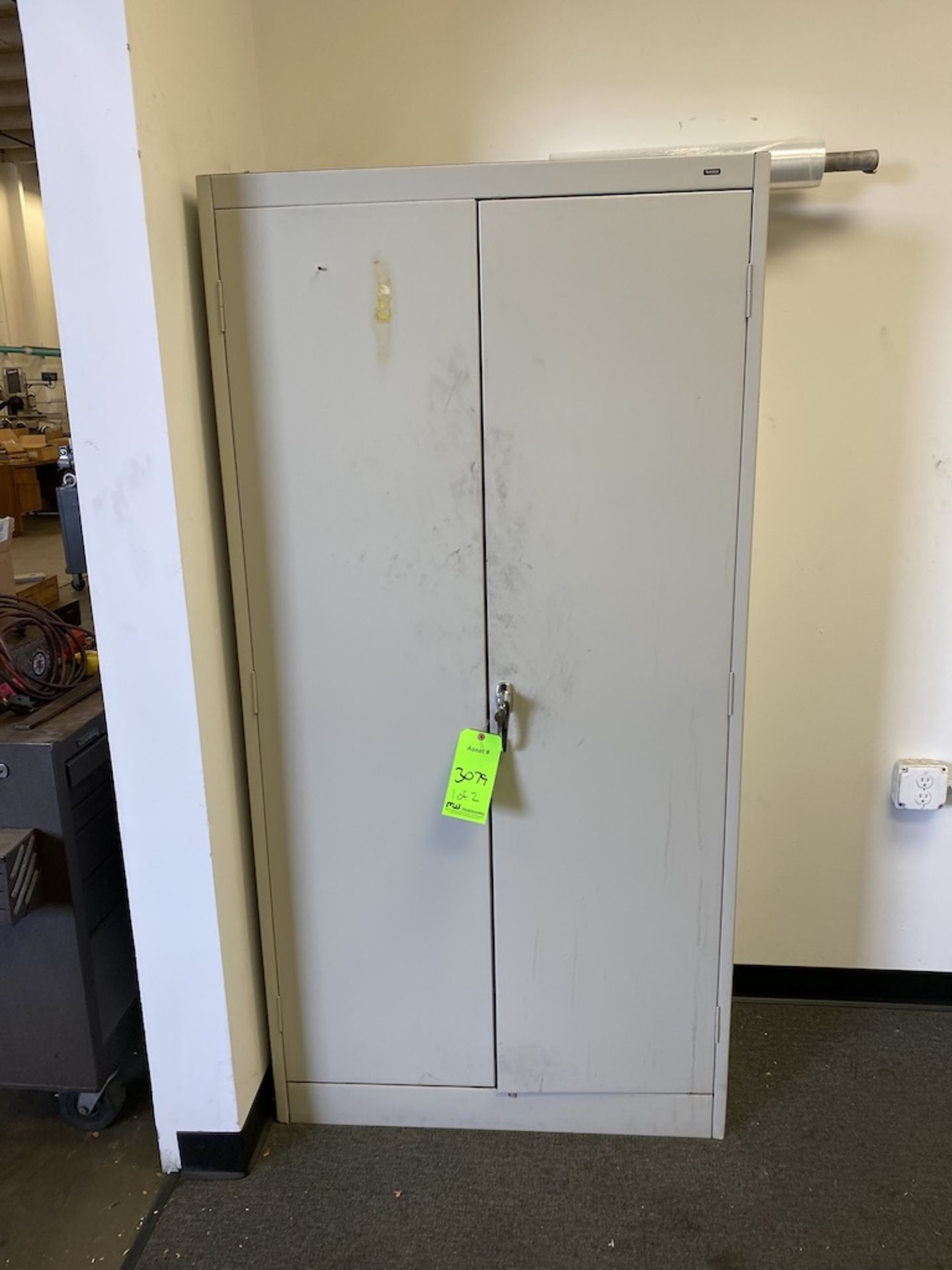 Lot of Qty. 2, 2-Door Cabinets with Contents