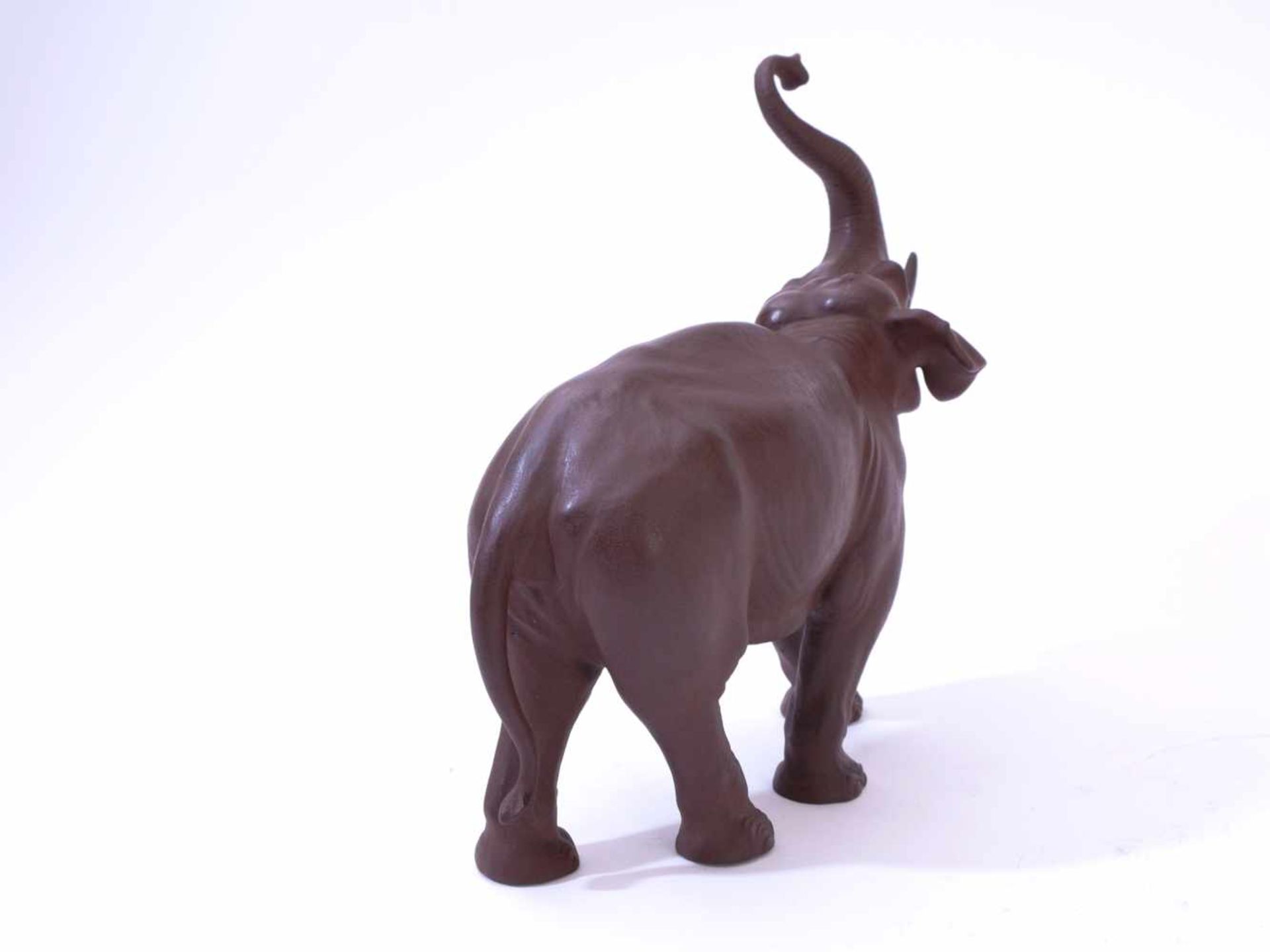 Ohme, Erich (1889-1970) für Meissen - Elefant Böttcher Steinzeug - Image 8 of 12