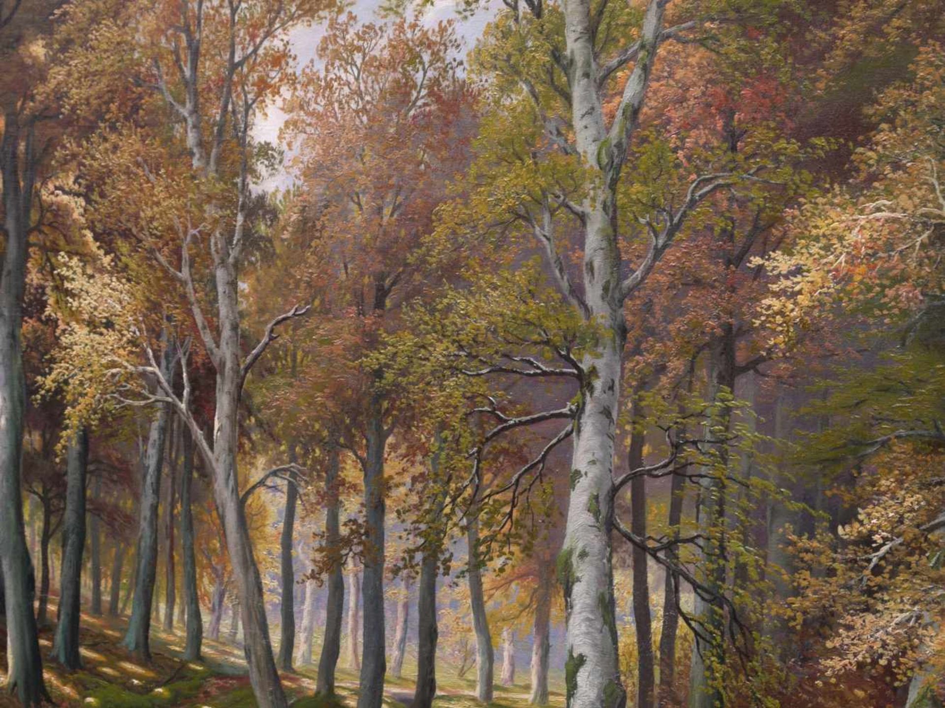 Schmidt, Gustav (1888-1972) - Lichter Laubwald - Bild 12 aus 14