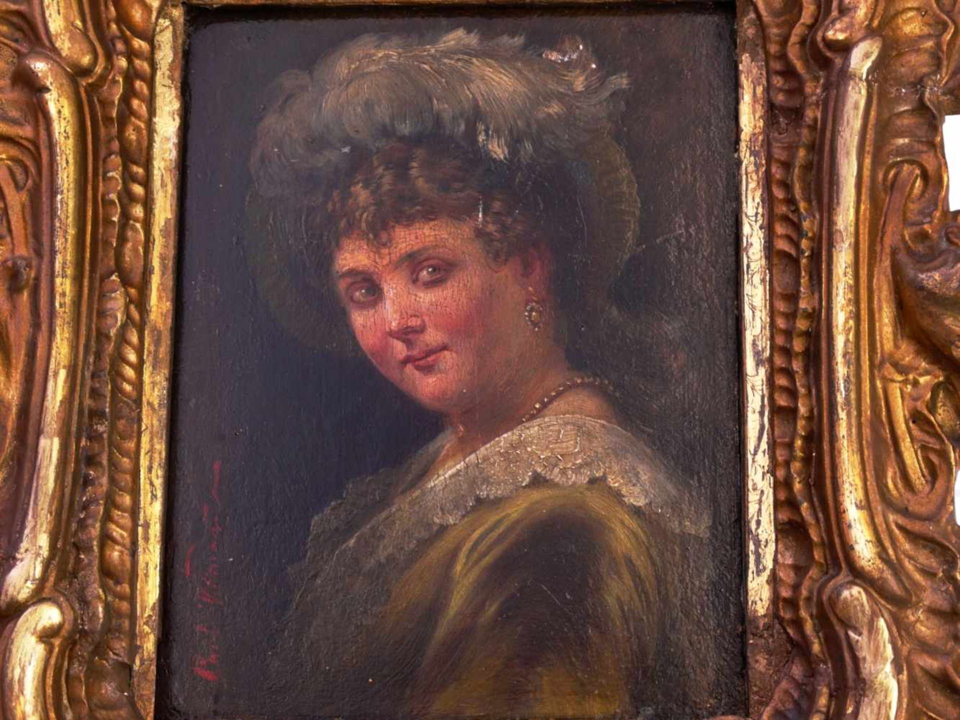 Niemann, Carl (19. Jhd.) - Portrait einer Dame - Bild 3 aus 17