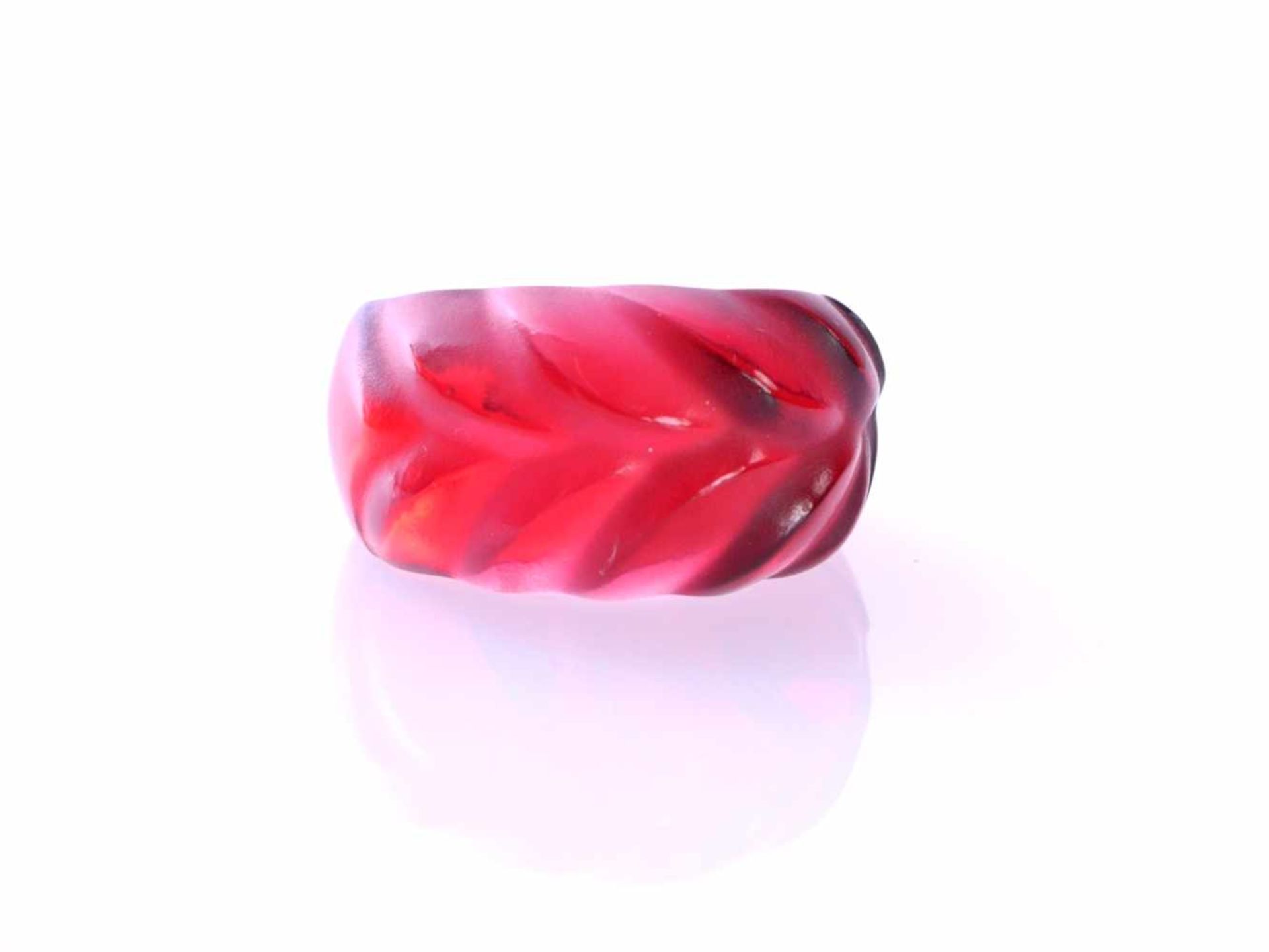 Lalique Ring Heliconia 90er Jahre