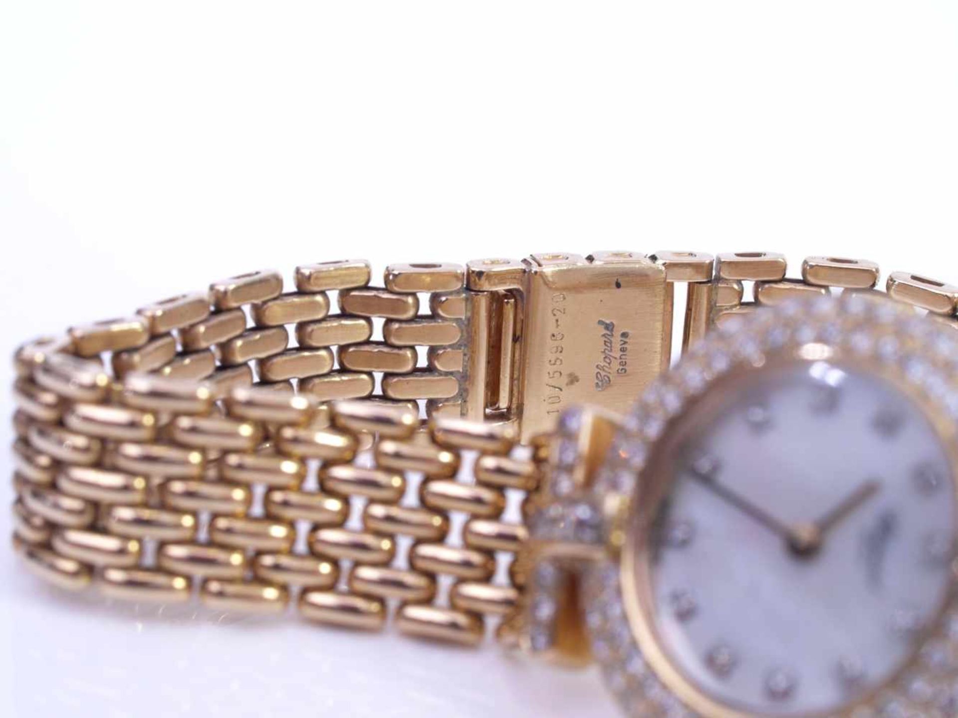 Damenarmbanduhr Chopard Gold und Brillanten - Bild 12 aus 12