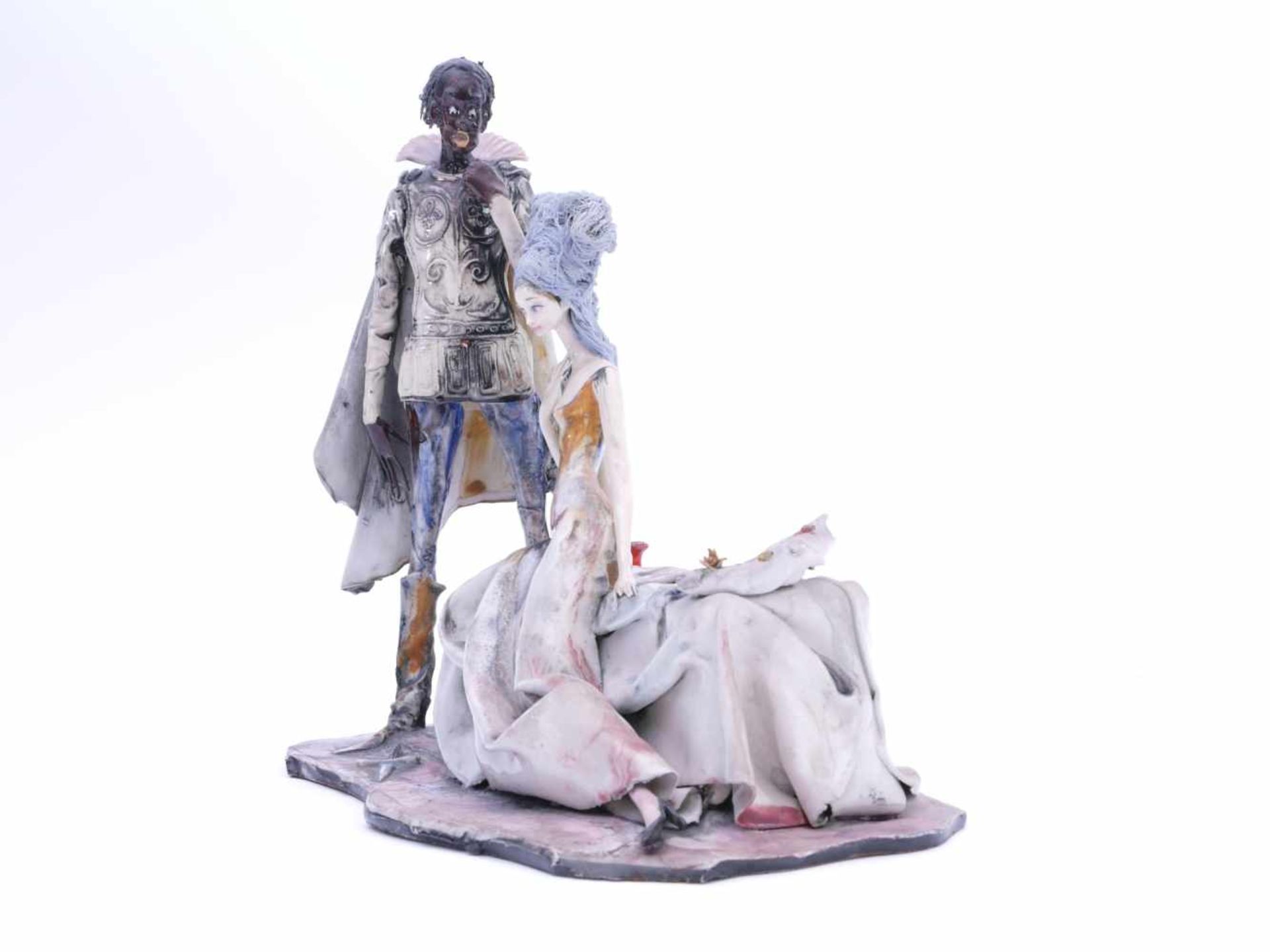 Moretto, Toni (1929-2011) - Lo Scricciolo Figurine Othello und Desdemona - Image 9 of 22