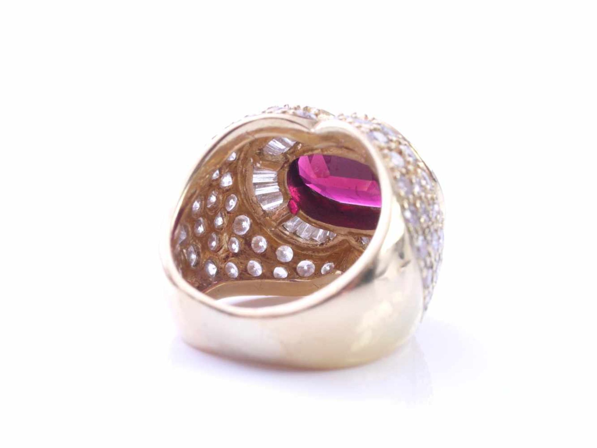 Opulenter Ring Rubin und Diamanten - Image 7 of 10