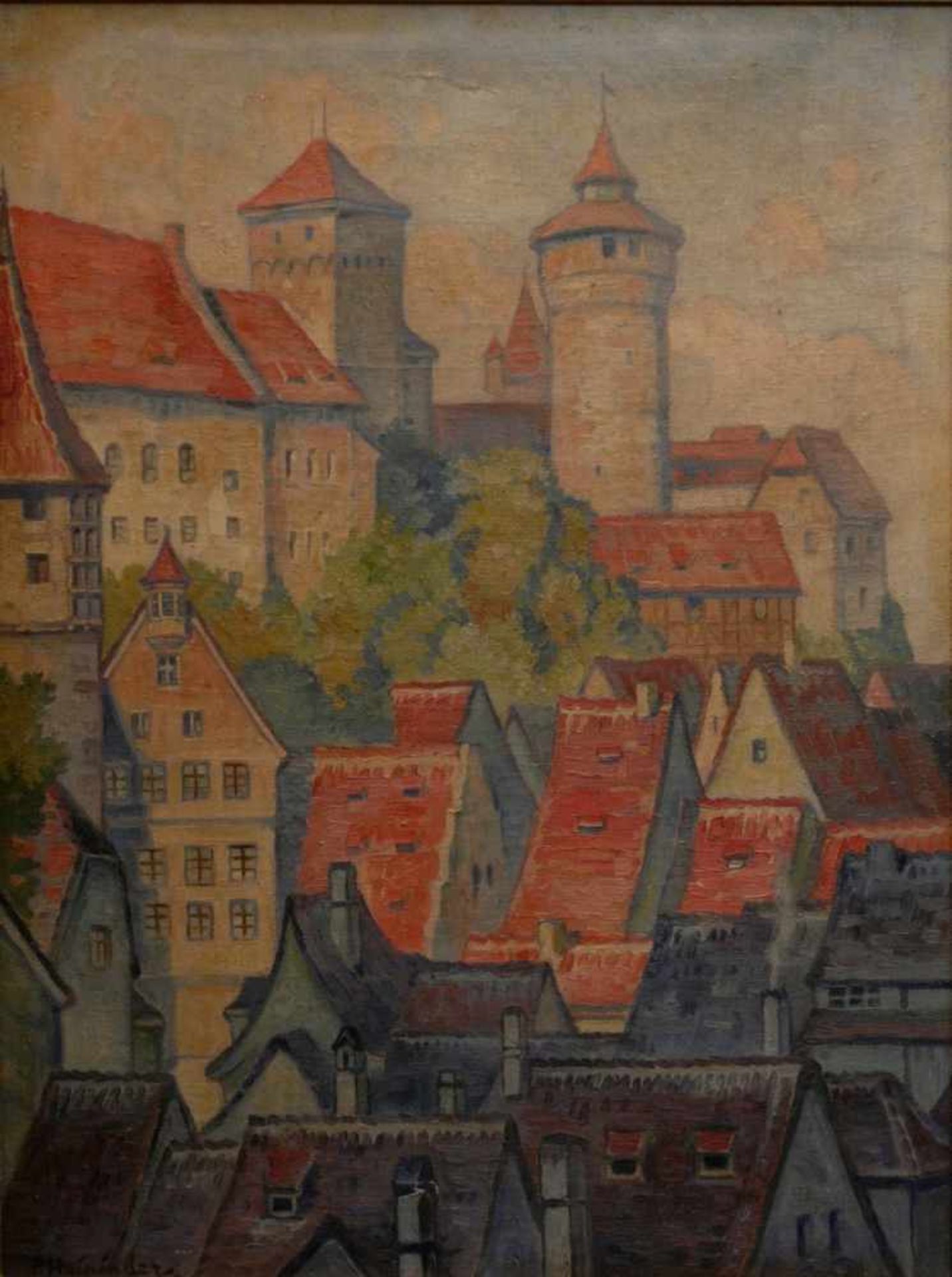 Heininger, Paul (1897-1973) - Kaiserburg zu Nürnberg 1929 - Bild 4 aus 16