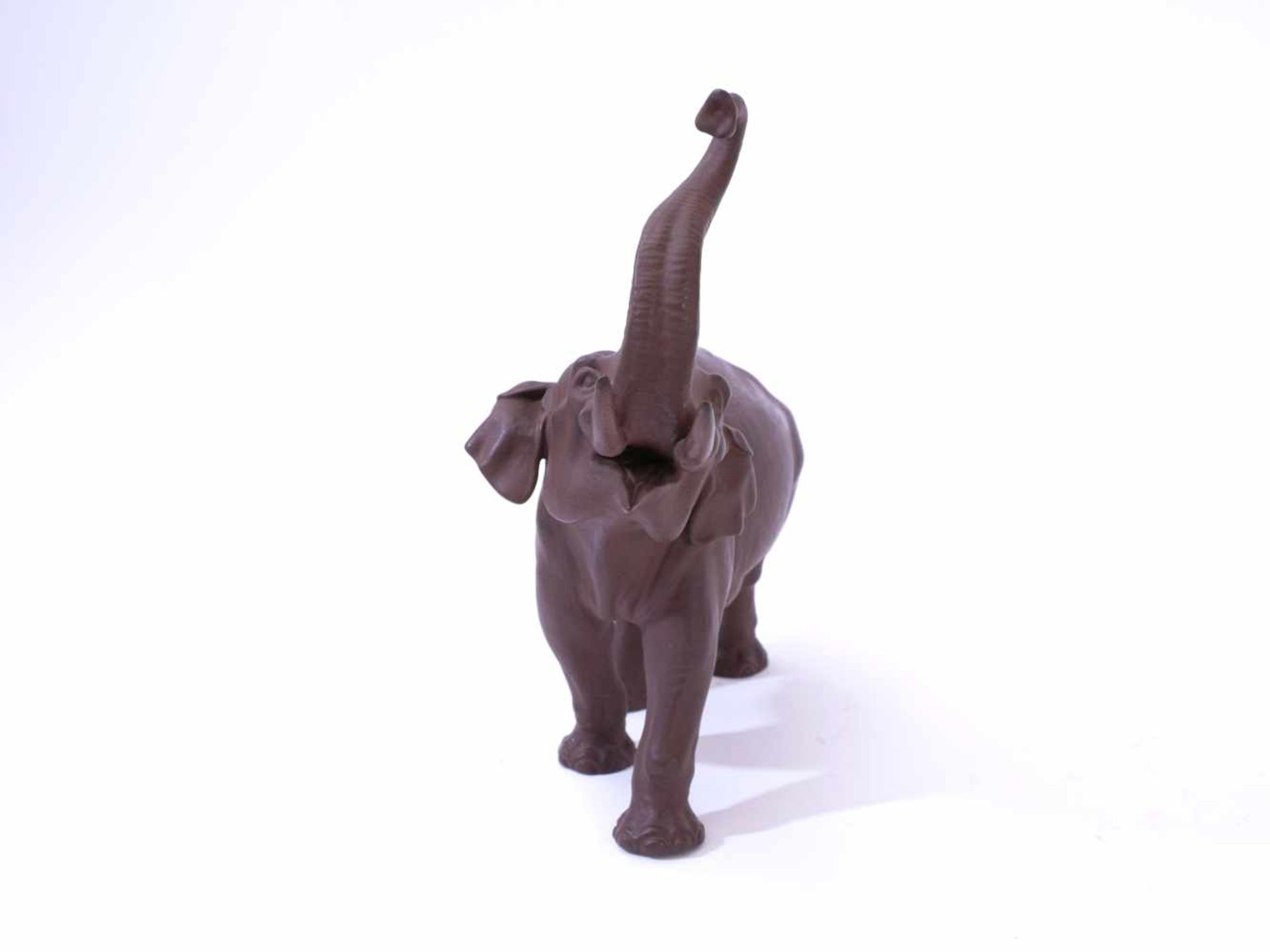 Ohme, Erich (1889-1970) für Meissen - Elefant Böttcher Steinzeug - Image 4 of 12