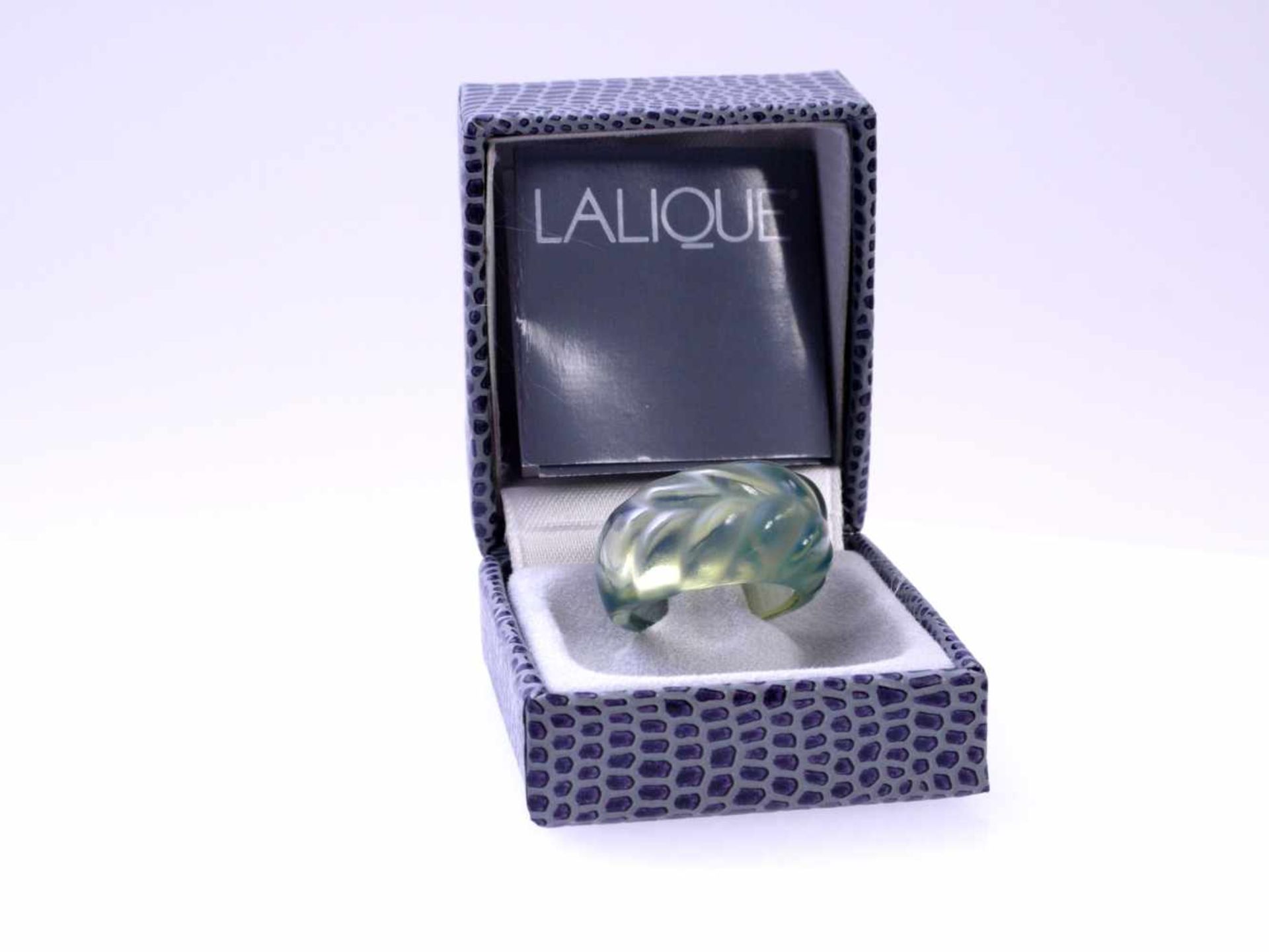 Lalique Ring Heliconia 90er Jahre - Bild 8 aus 8