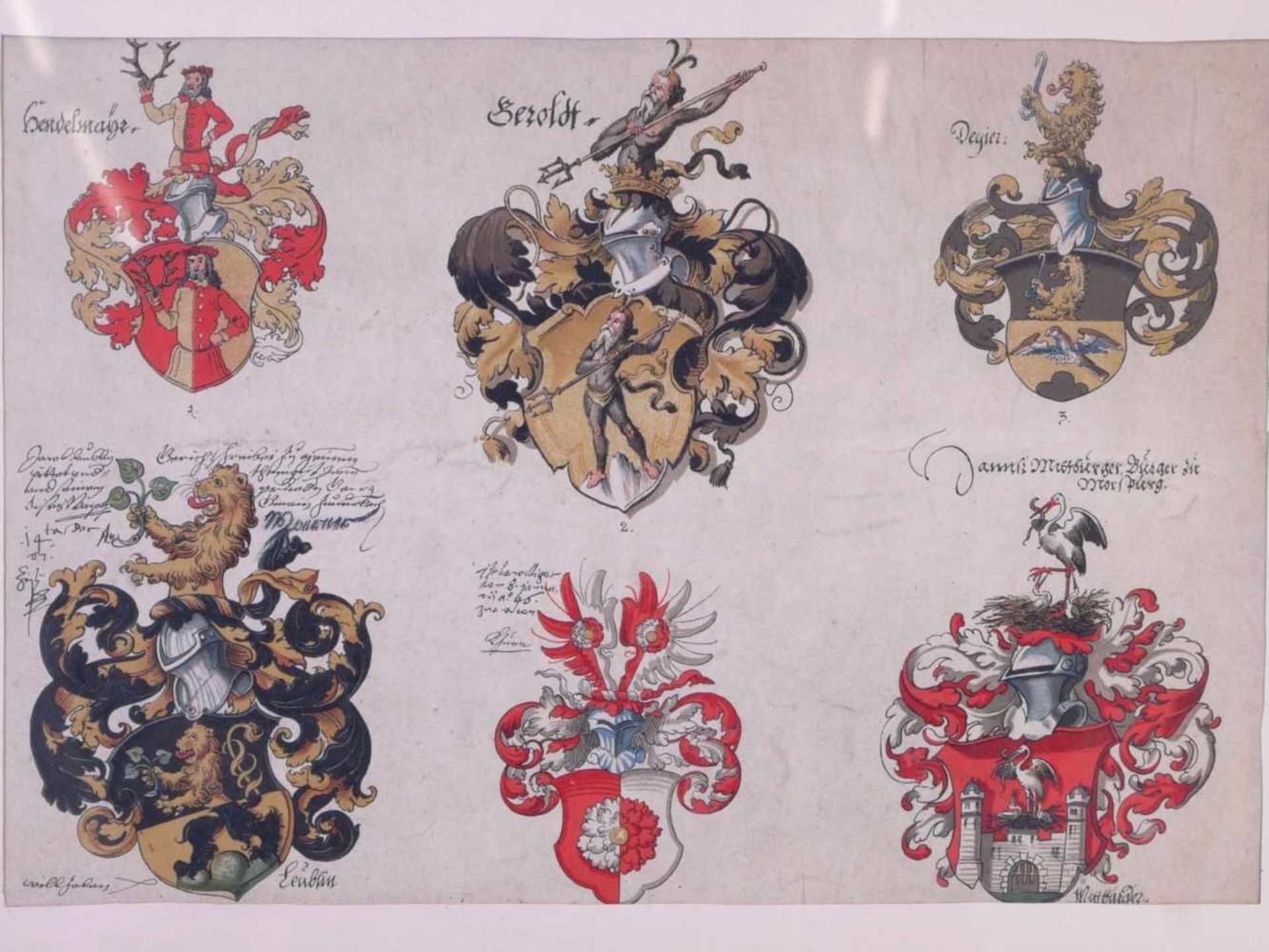 Ströhl, Gerhard Hugo: Heraldischer Atlas. Stuttgart 1899 Tafel XLI - Bild 3 aus 14