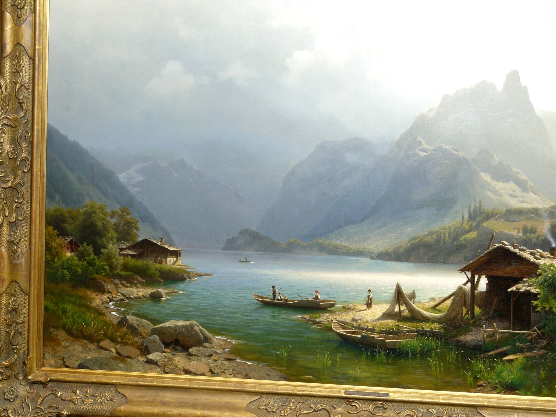 Jansen, Joseph (1829-1905) - Großformat Der Vierwaldstättersee - Bild 4 aus 12