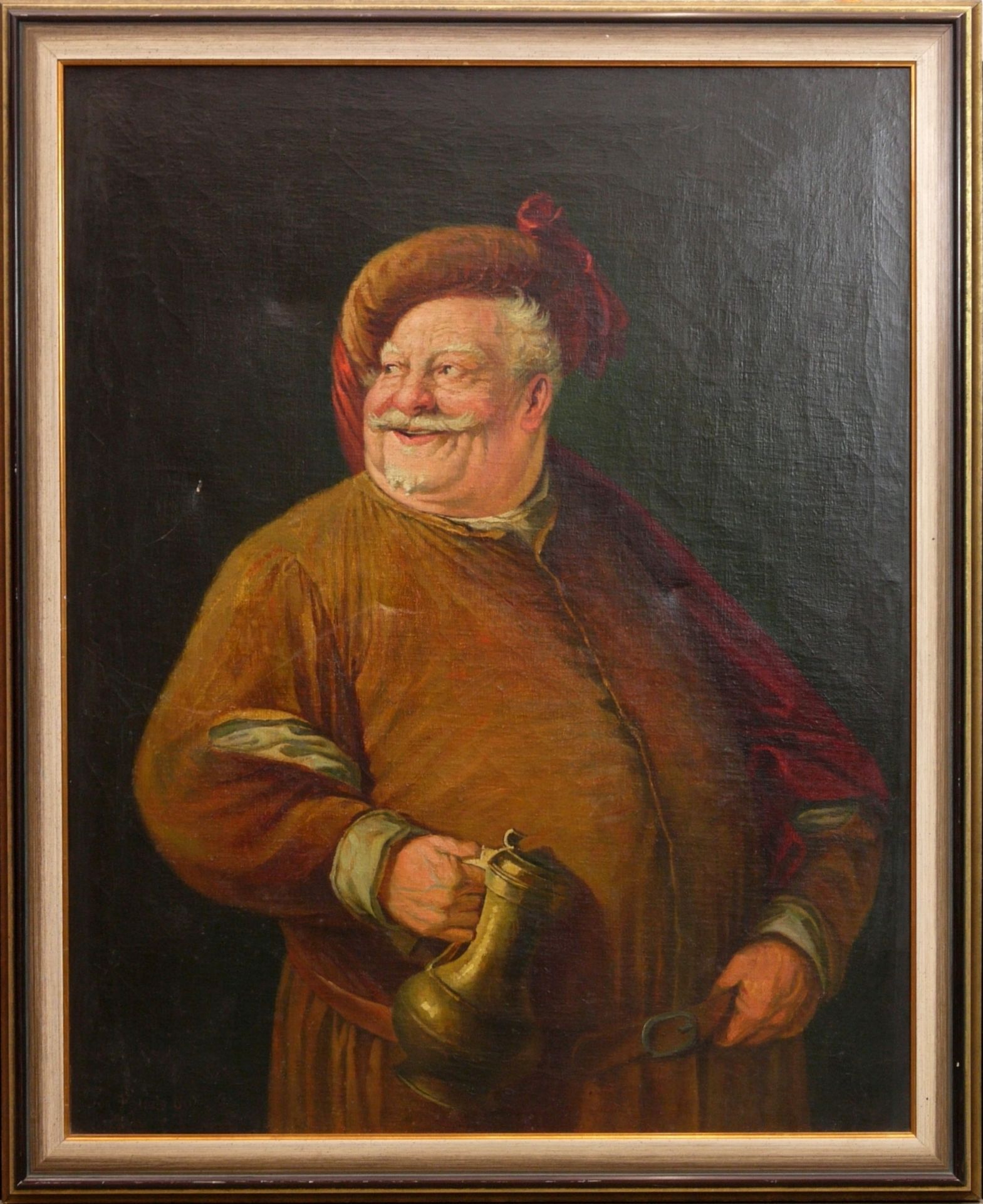 Pauels, Jos. (1885-1979) – Großformat Portrait Falstaff