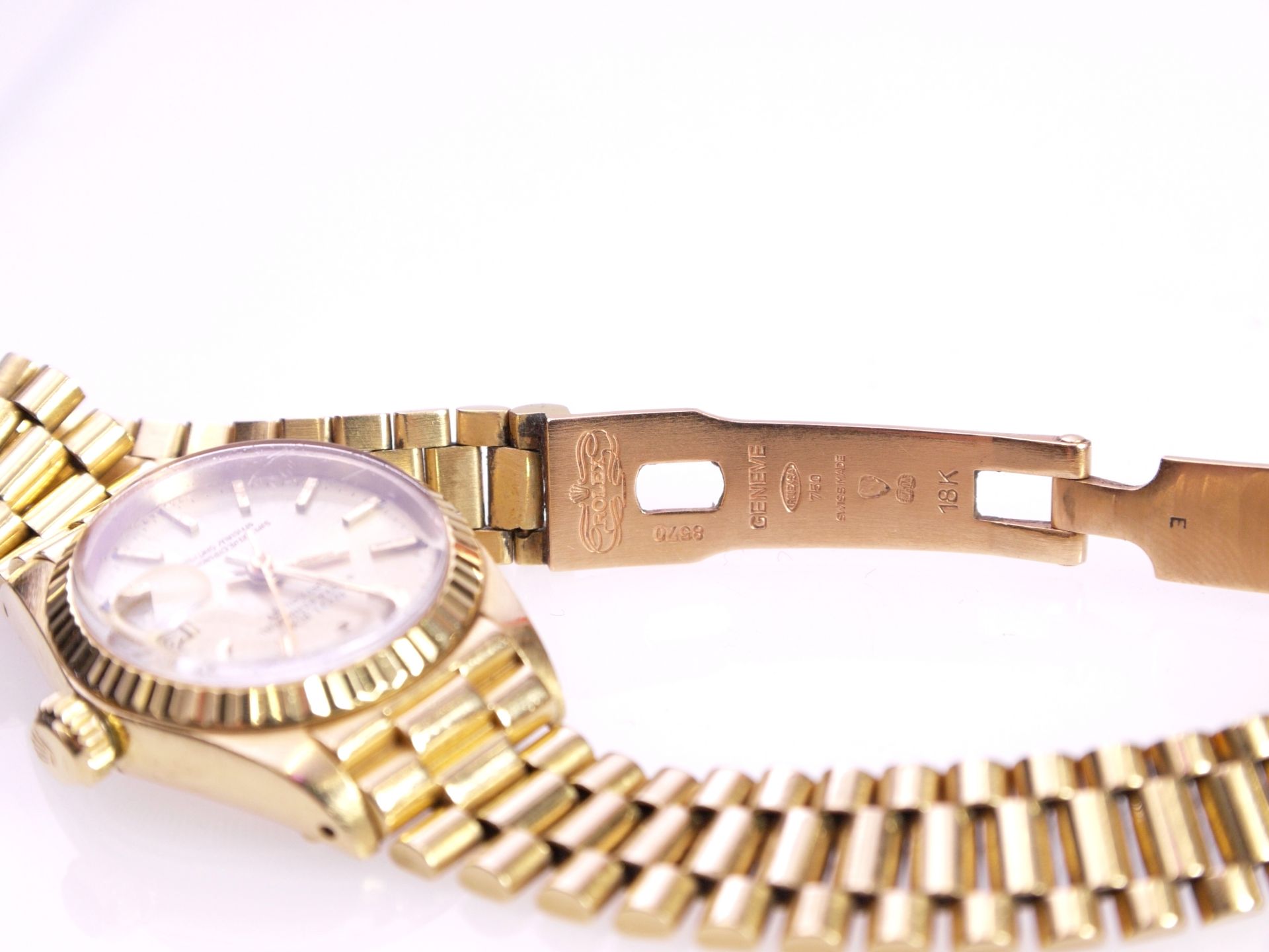 Rolex Oyster Perpetual Datejust Chronometer GG 18kt. Ref. 8570 - Bild 8 aus 10