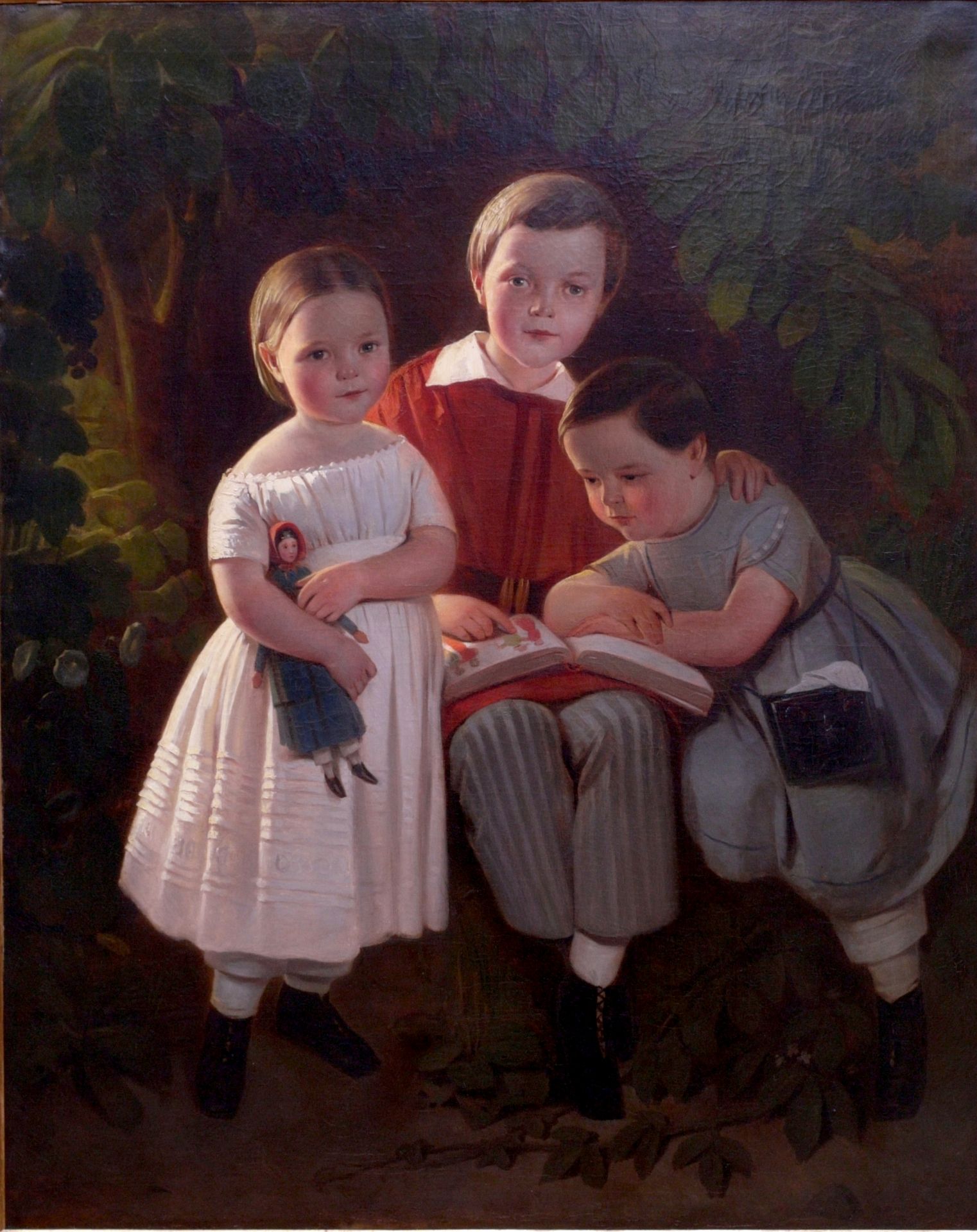 Karl Theodor von Piloty (1826-1886) - Portrait Familie Knauth in Leipzig 1849 - Bild 2 aus 5