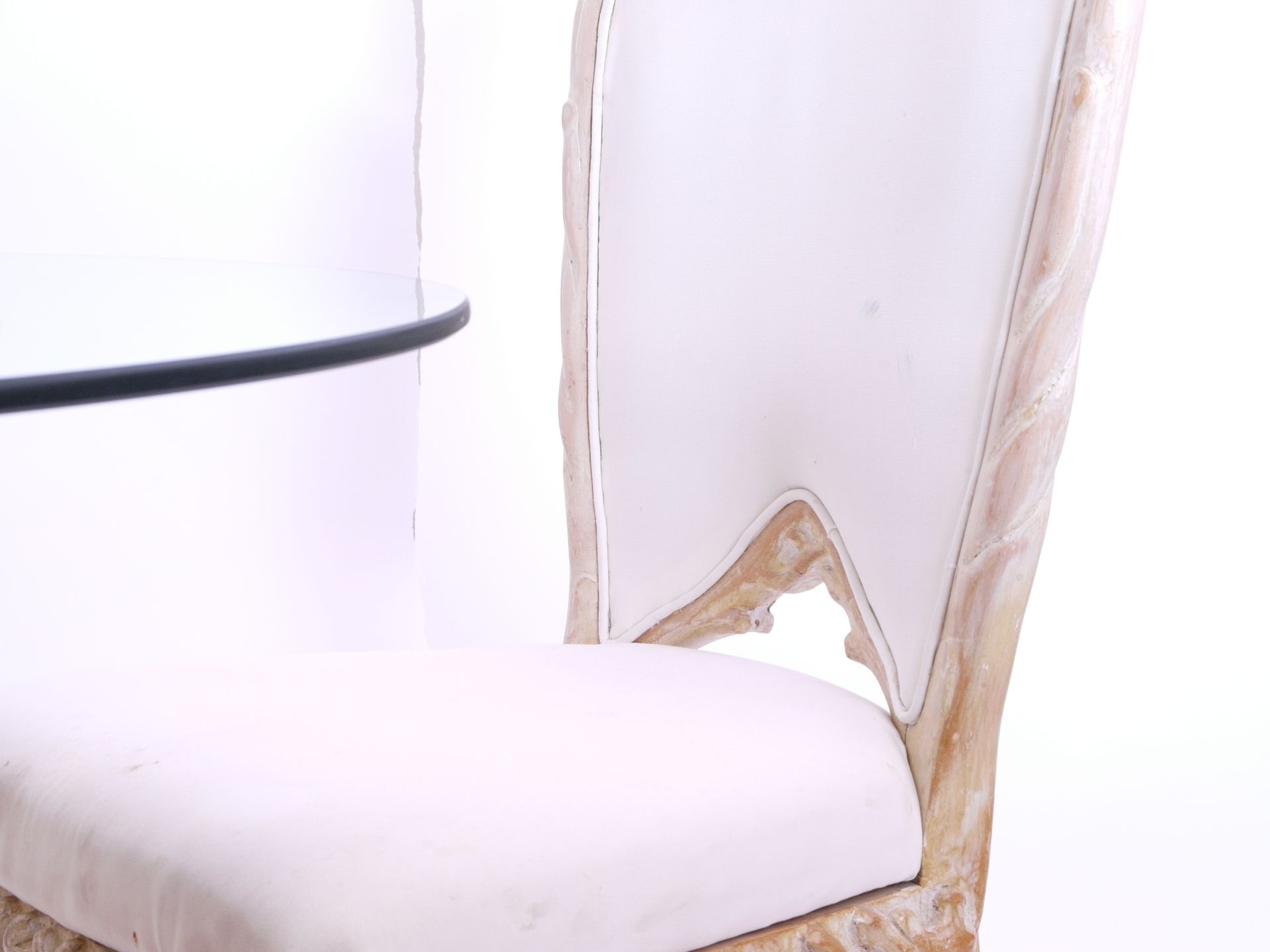 Design Kaffeetisch mit Stuhl wohl Italien - Bild 6 aus 6