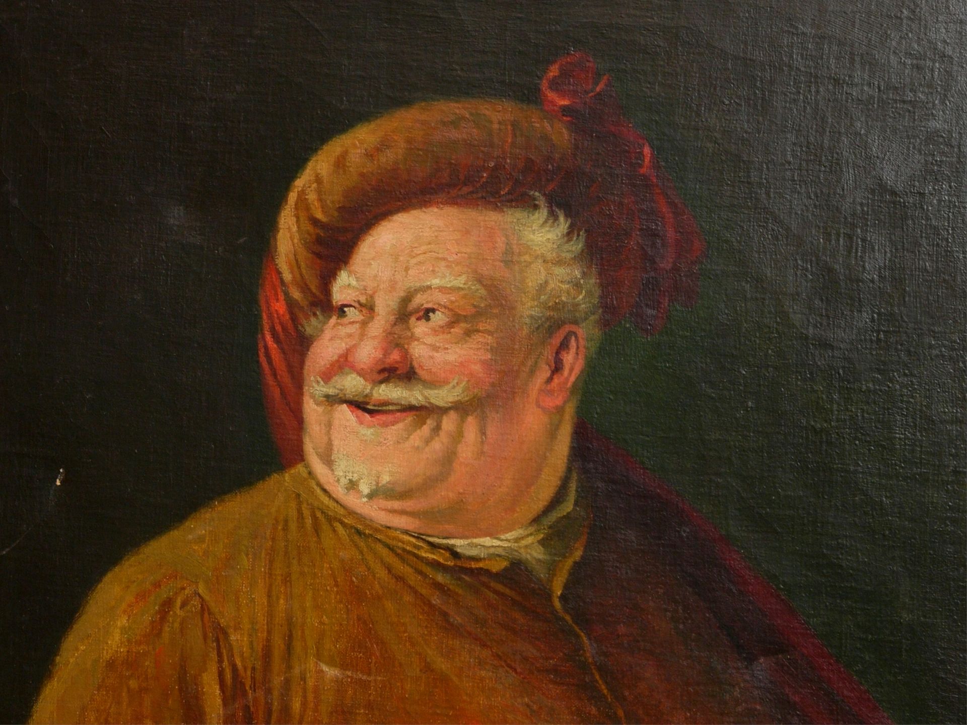 Pauels, Jos. (1885-1979) – Großformat Portrait Falstaff - Bild 3 aus 9