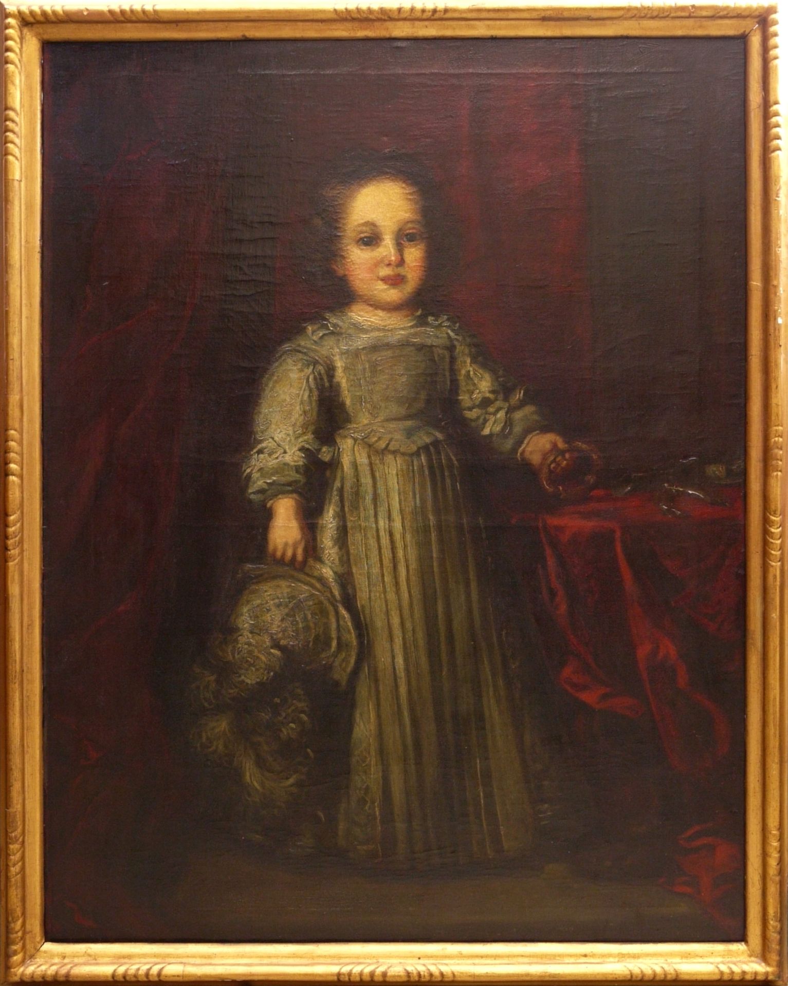 Sig. Corneille, M - Kinderportrait in der Tradition der spanischen Infantenportraits 1901 Florenz