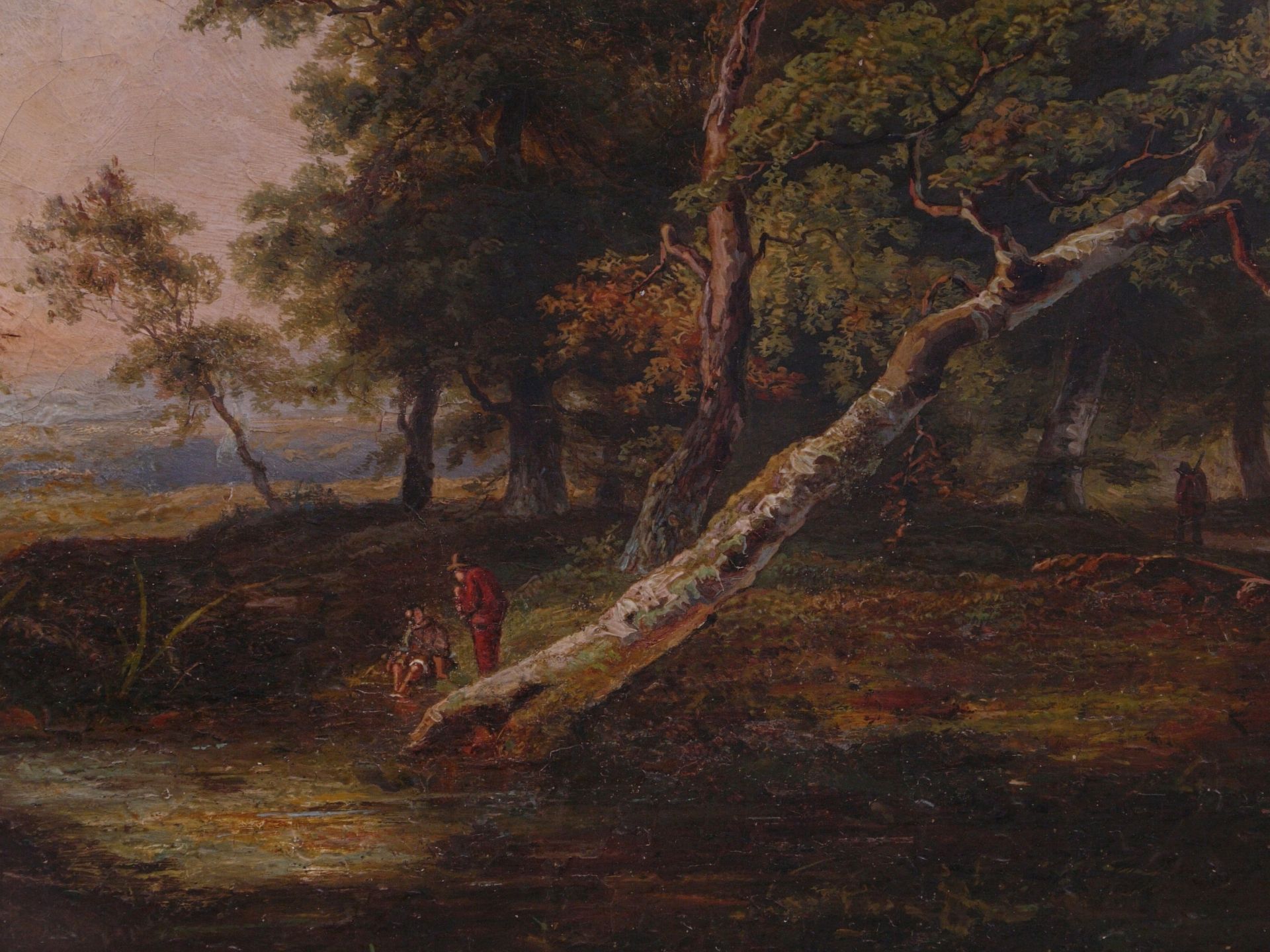 Van Borselen, Willem (1825-1892) - Rast im Wald - Bild 2 aus 5