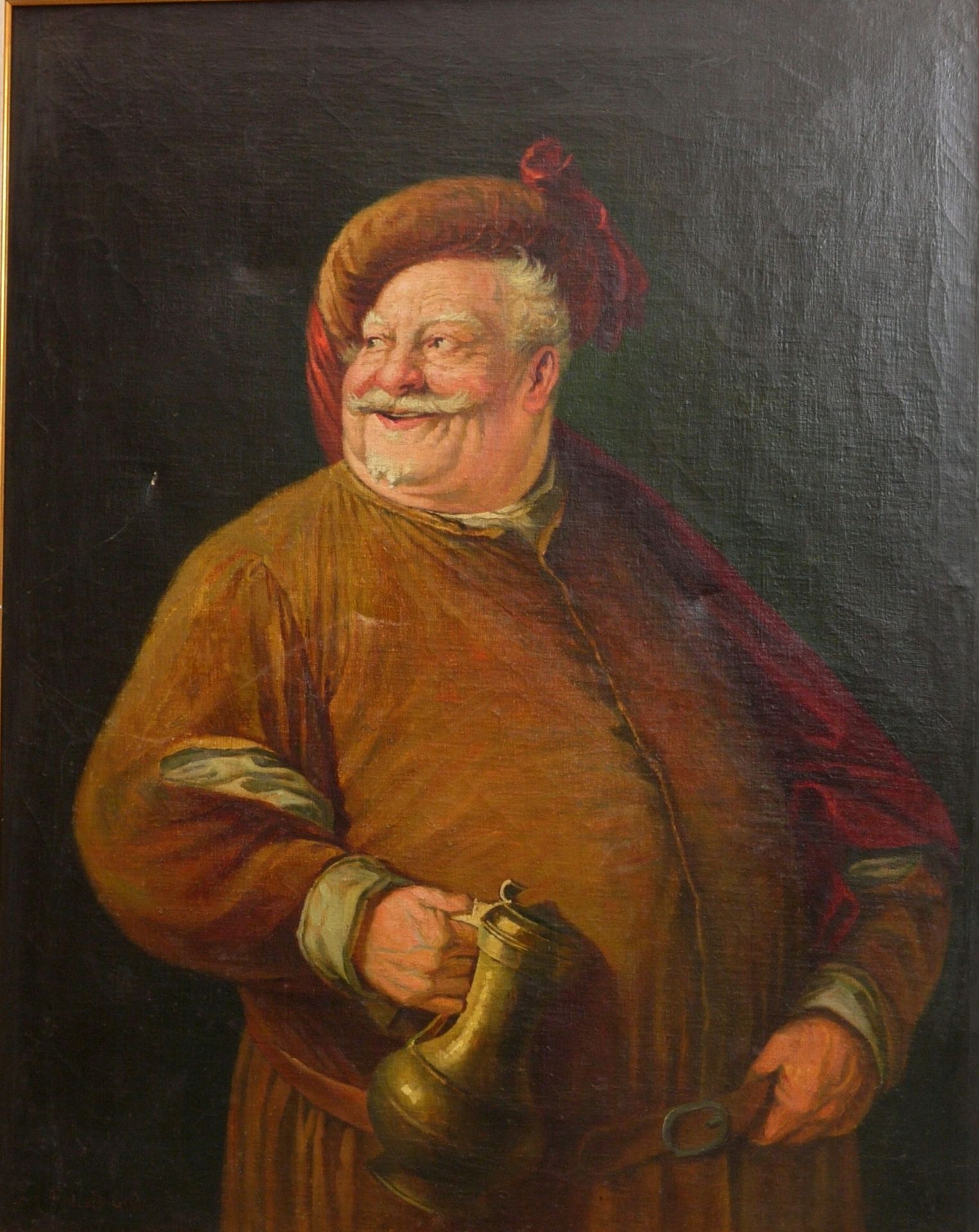 Pauels, Jos. (1885-1979) – Großformat Portrait Falstaff - Bild 2 aus 9