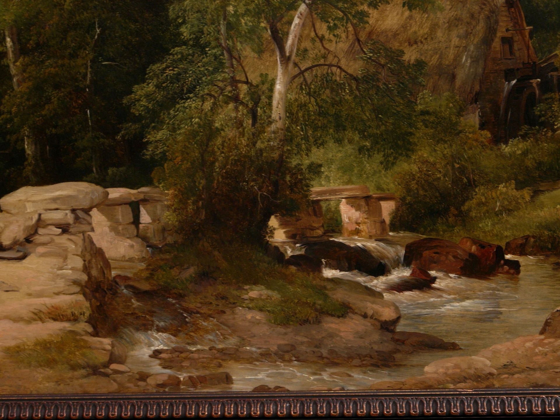 Lee, Frederick Richard (1789-1879) – Bewaldete Flußlandschaft 1863 - Bild 3 aus 7