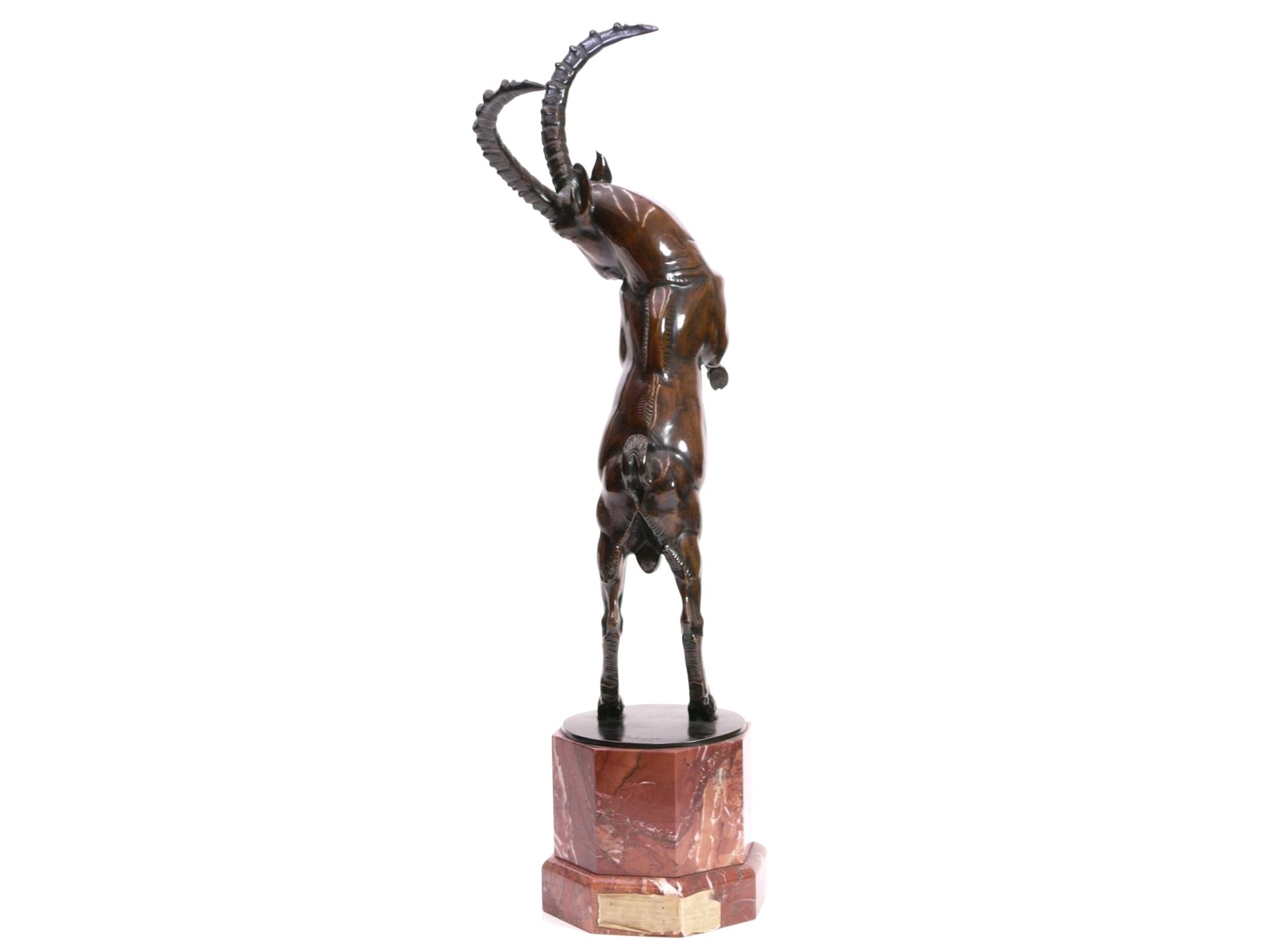 Puchegger, Anton (c. 1890-1917) Bronze – Steigender Steinbock - Bild 4 aus 10